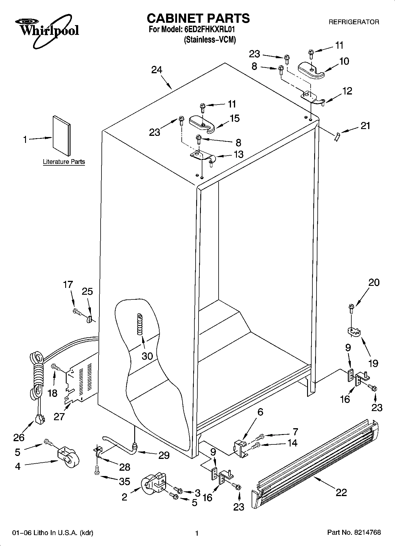 01 - CABINET PARTS