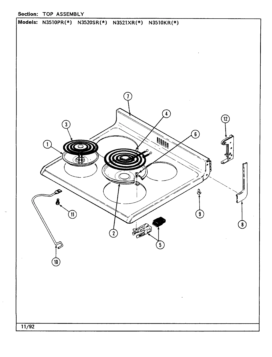 05 - TOP ASSEMBLY (N3510PR, N3520SR)