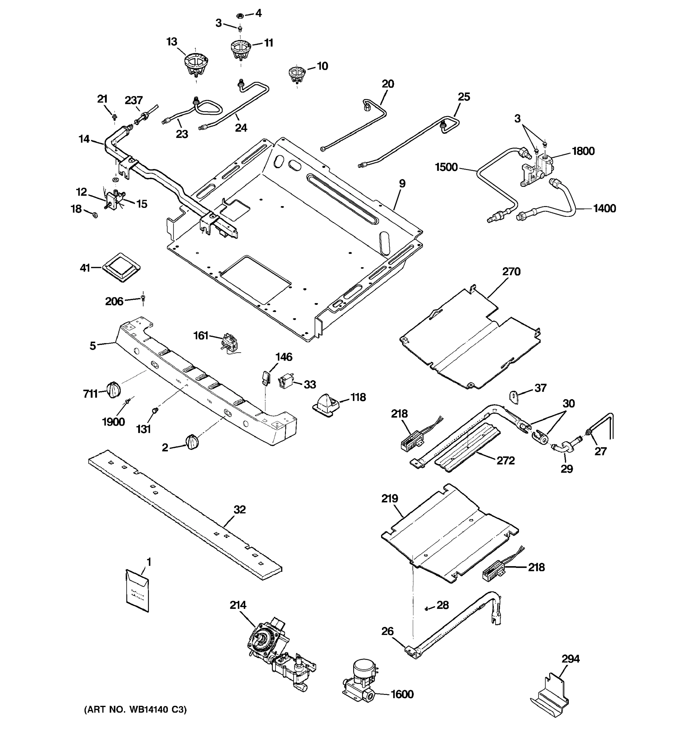 GAS & BURNER PARTS
