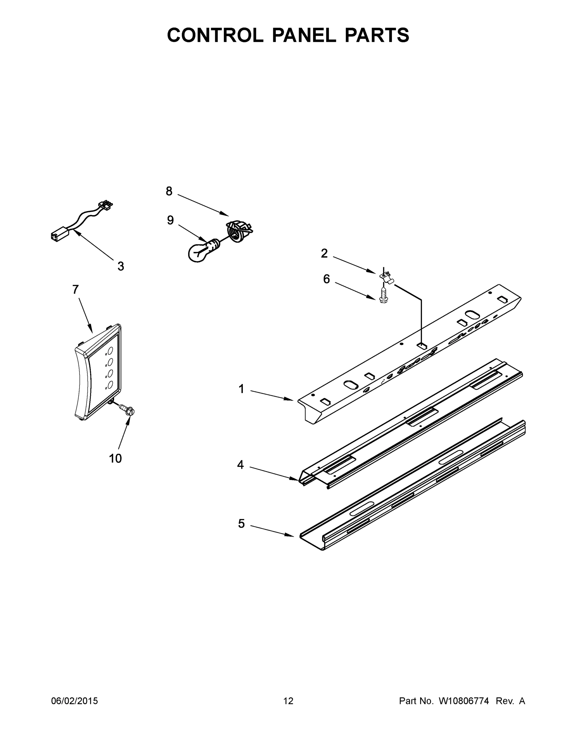 07 - CONTROL PANEL PARTS