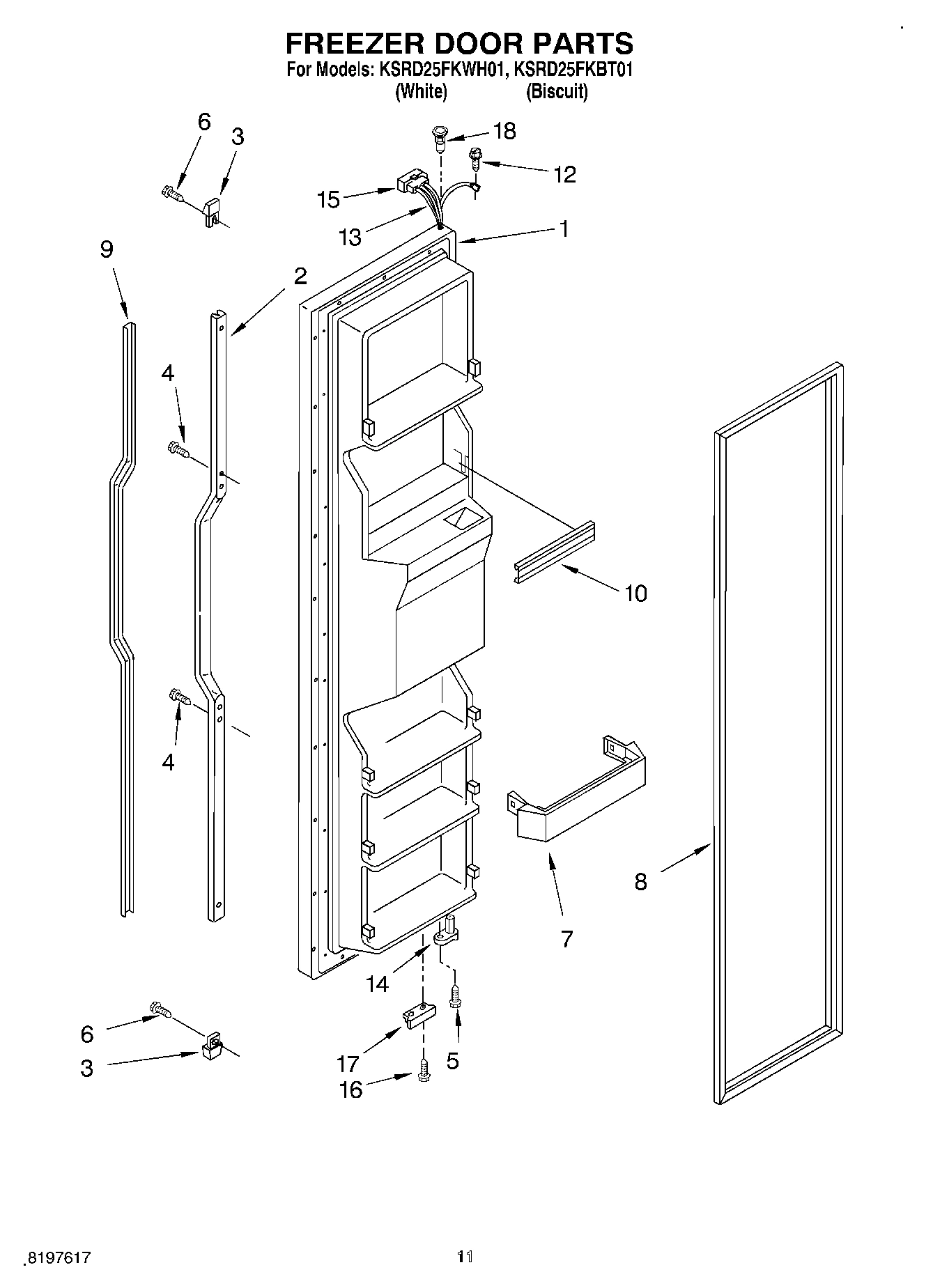07 - FREEZER DOOR