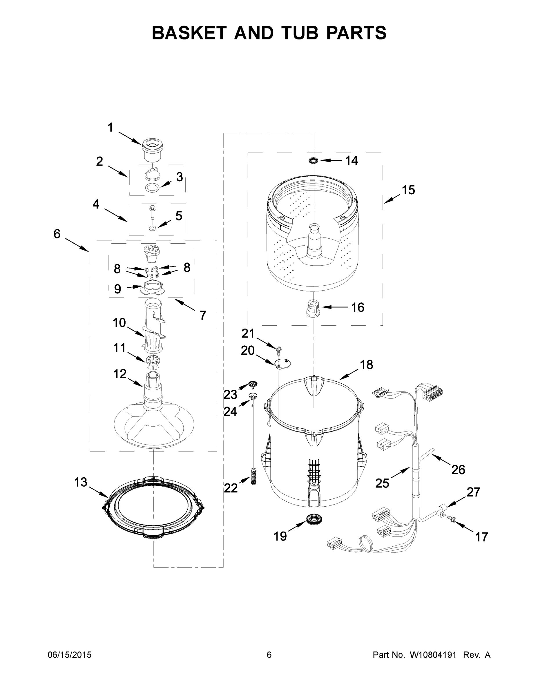 04 - BASKET AND TUB PARTS
