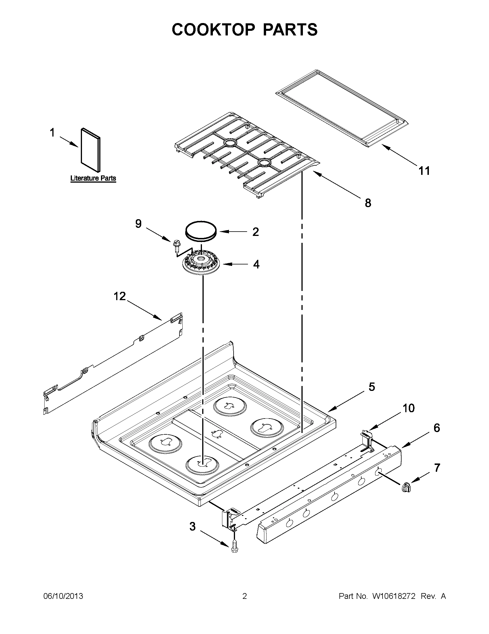 01 - COOKTOP PARTS
