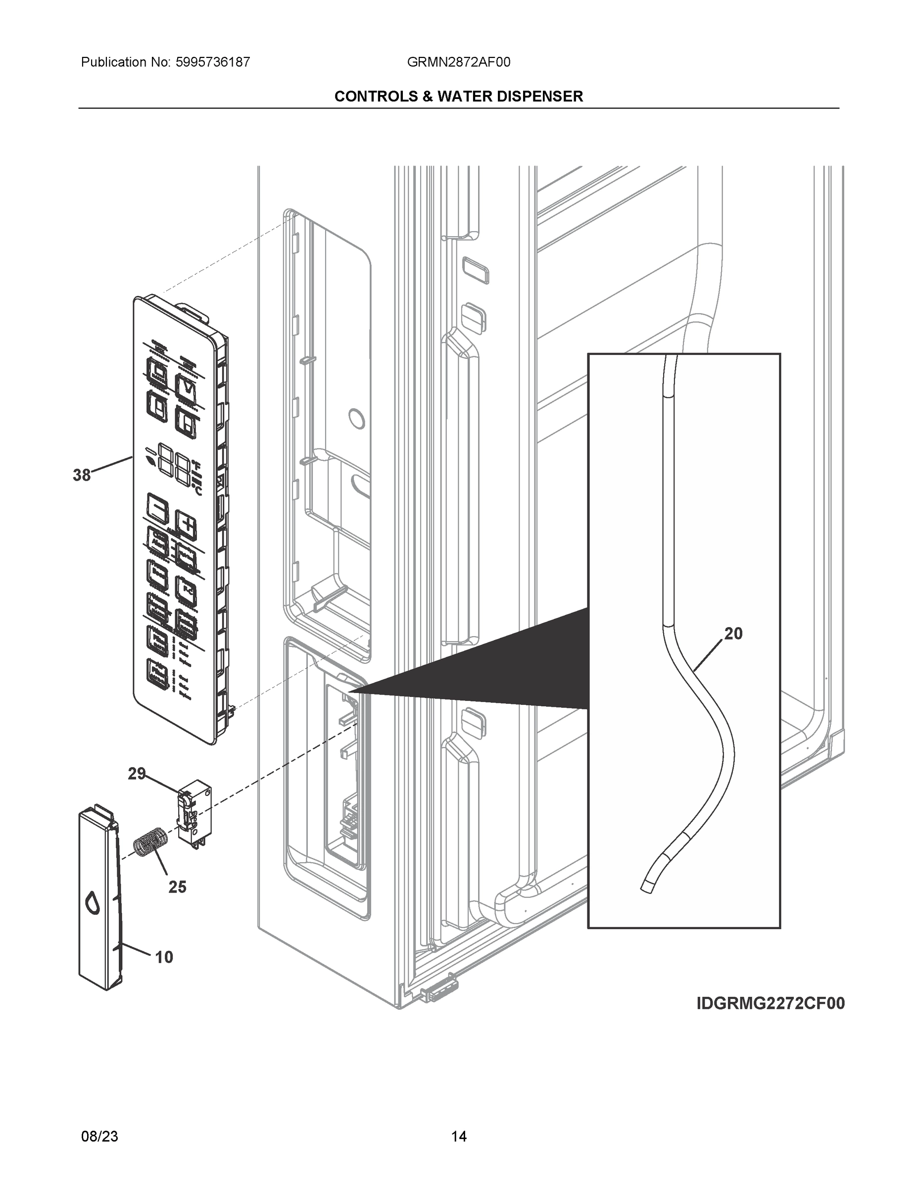08 - CONTROLS & WATER DISPENSER