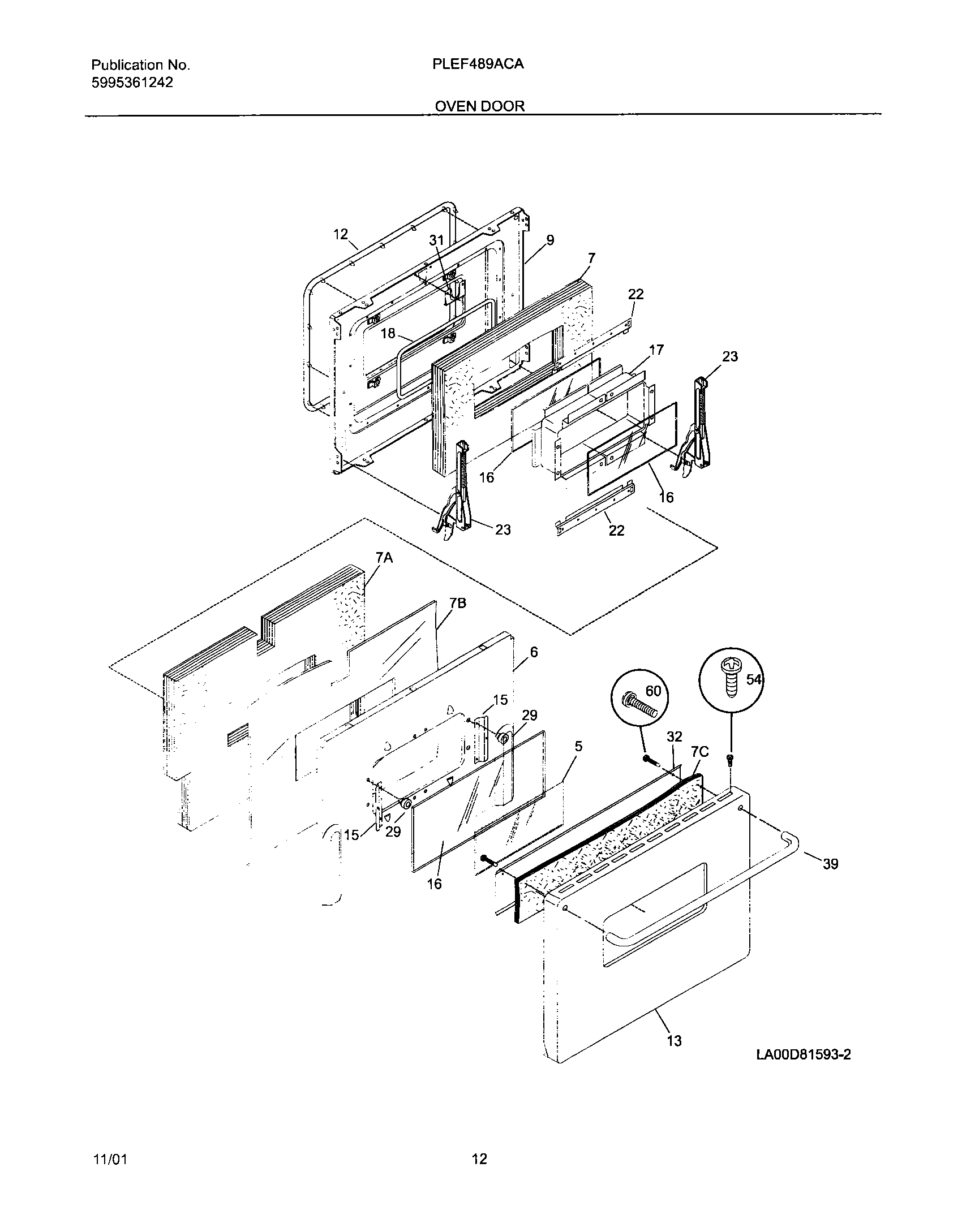 11 - OVEN DOOR