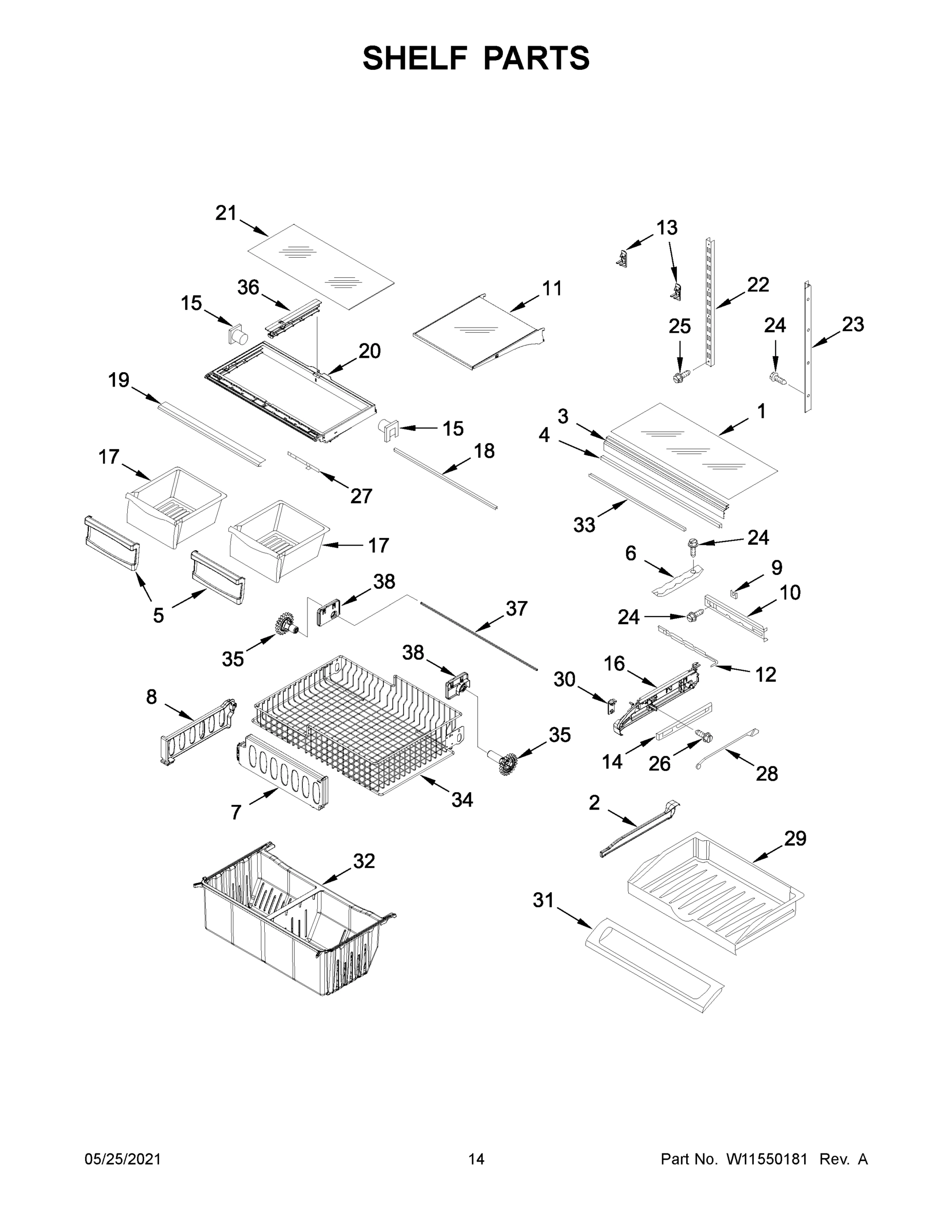 08 - SHELF PARTS