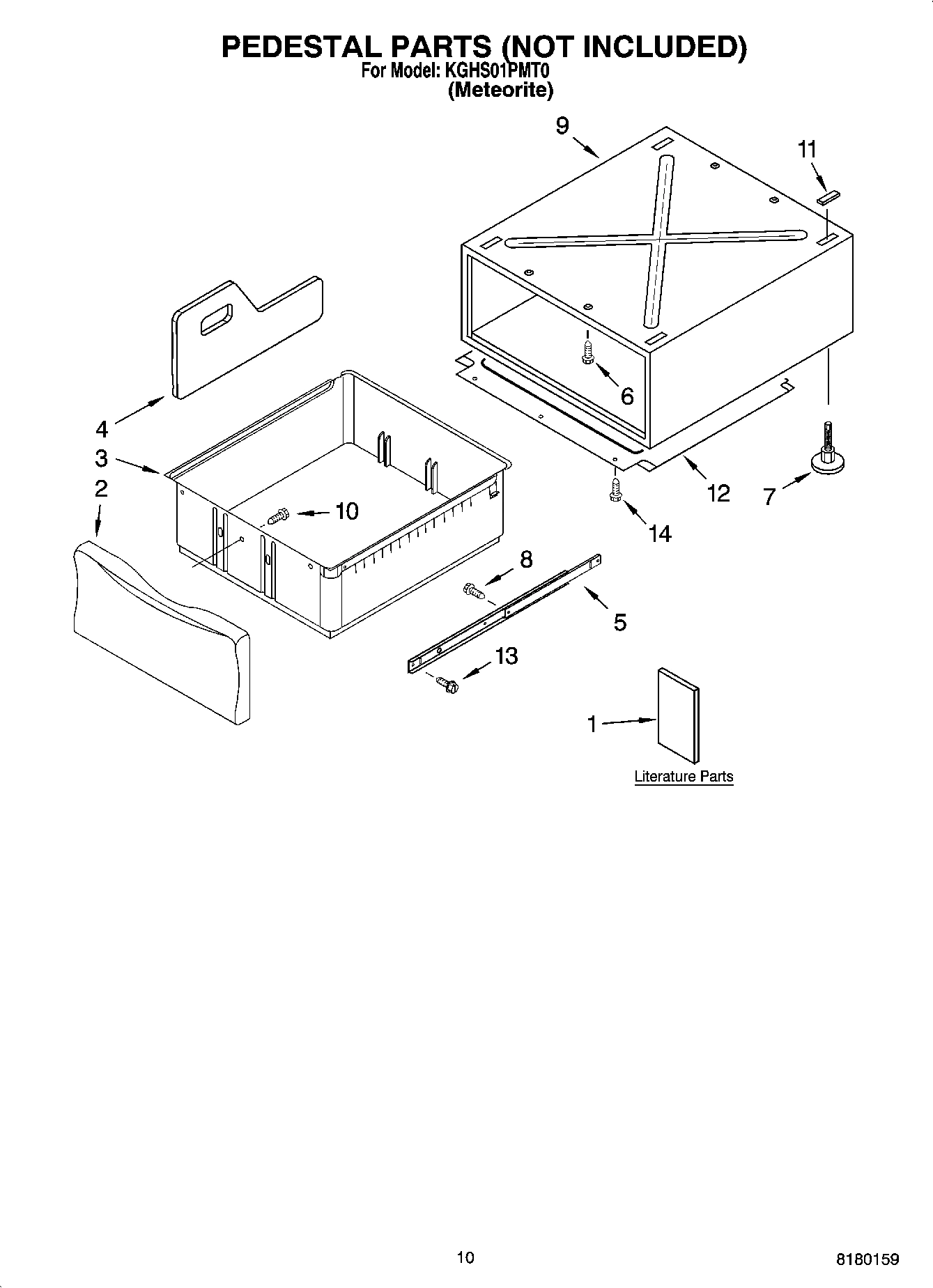 06 - PEDESTAL PARTS (NOT INCLUDED)