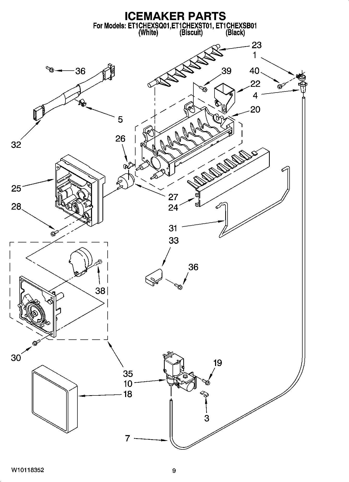 05 - ICEMAKER PARTS