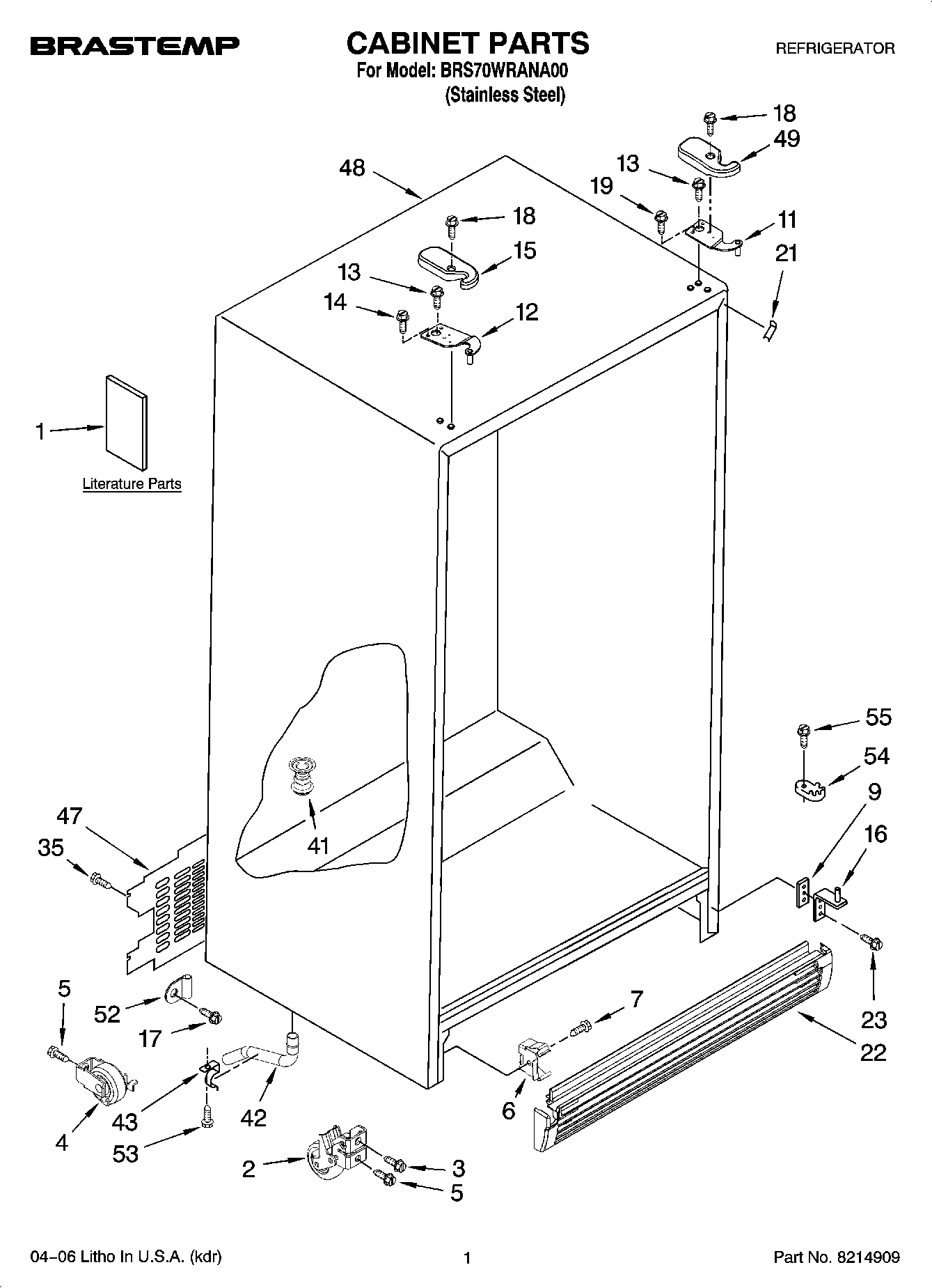 01 - CABINET PARTS