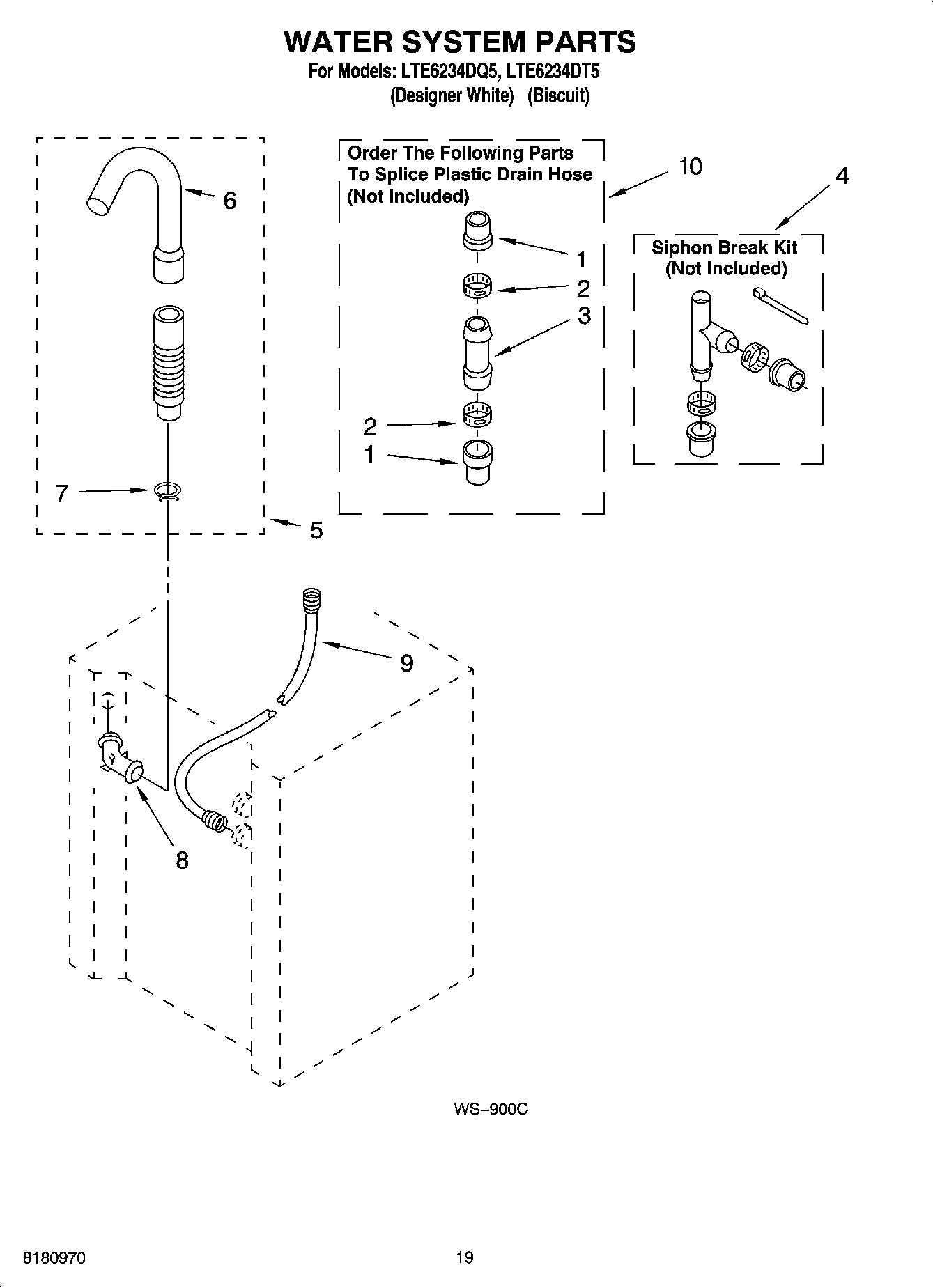 13 - WATER SYSTEM PARTS