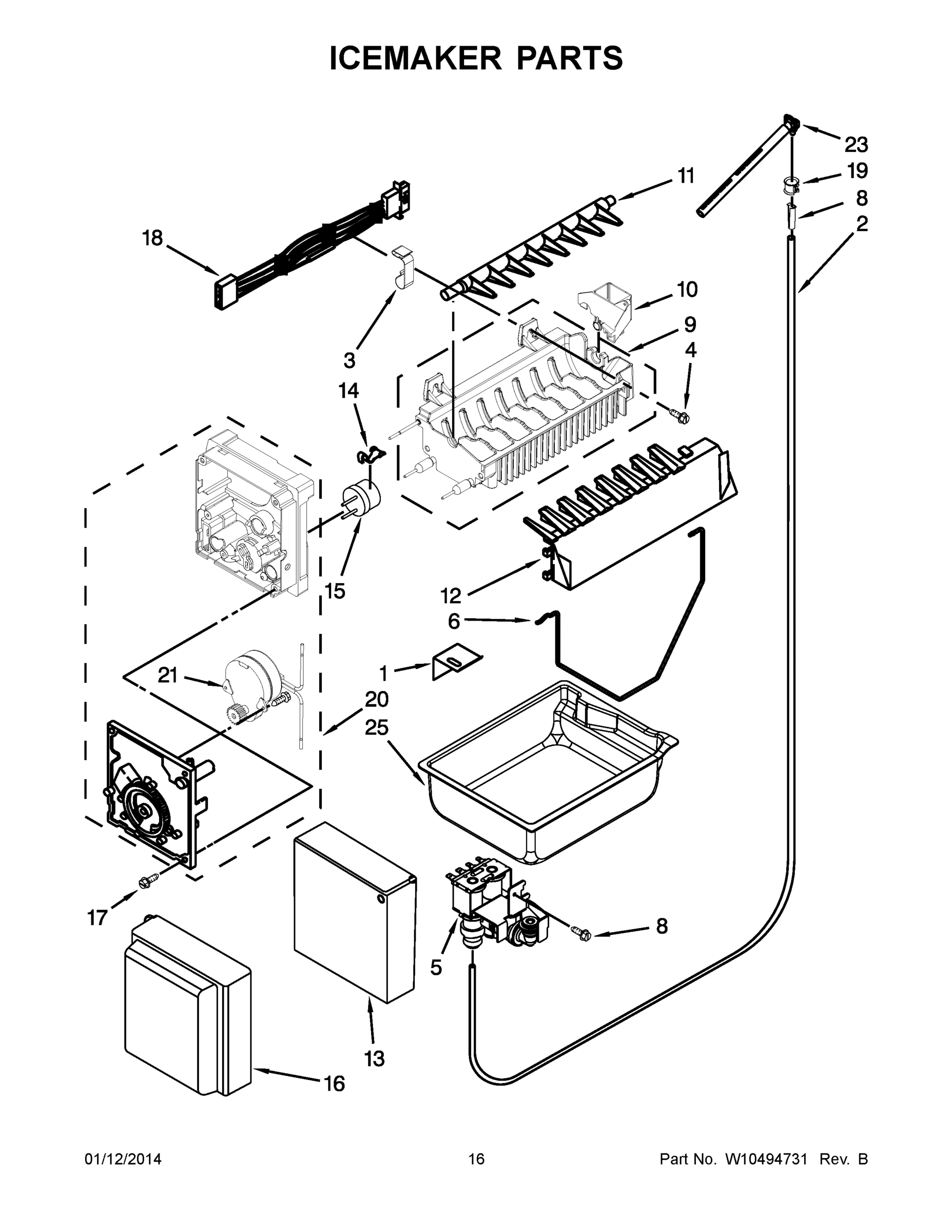 09 - ICEMAKER PARTS