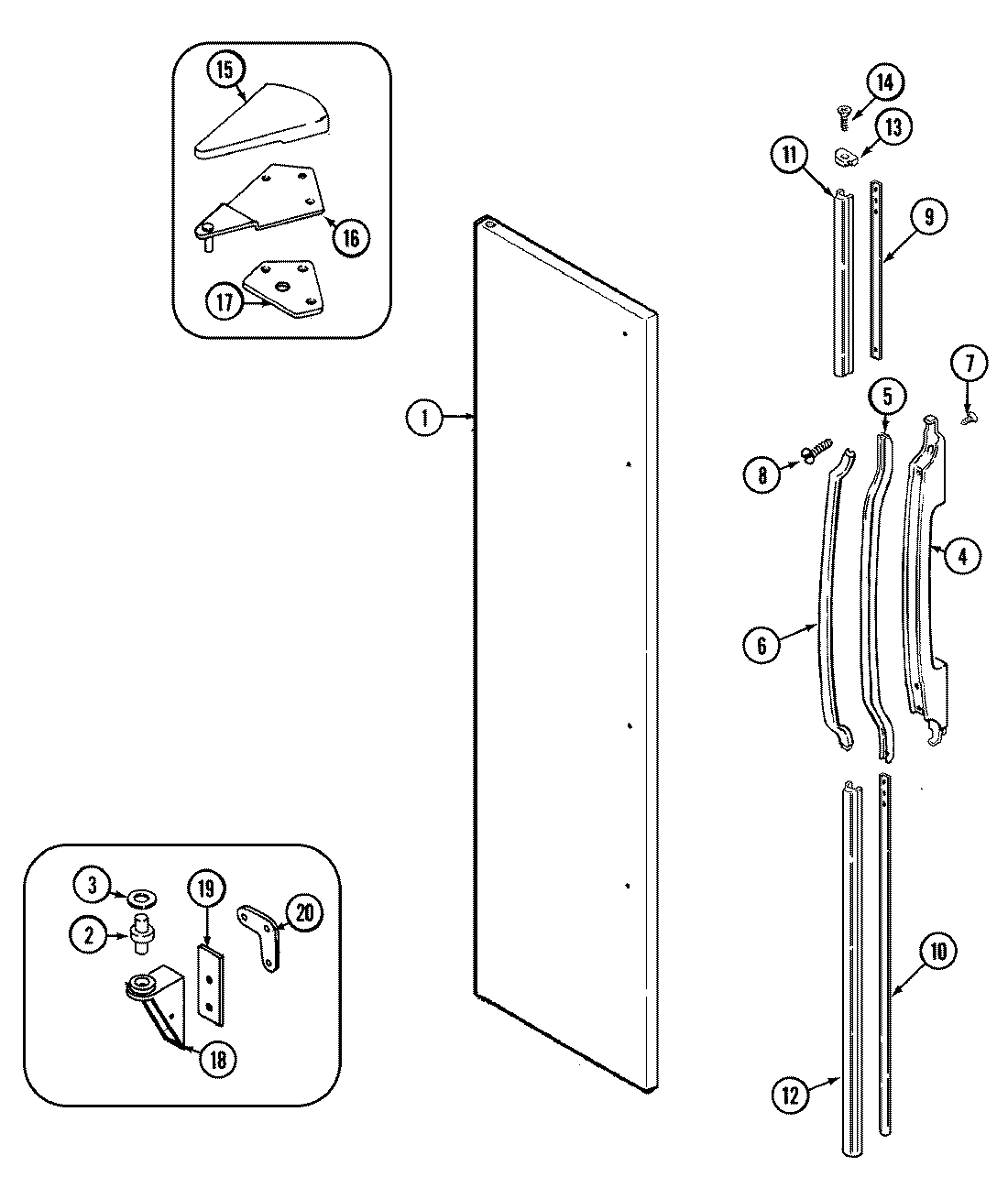 03 - FREEZER OUTER DOOR