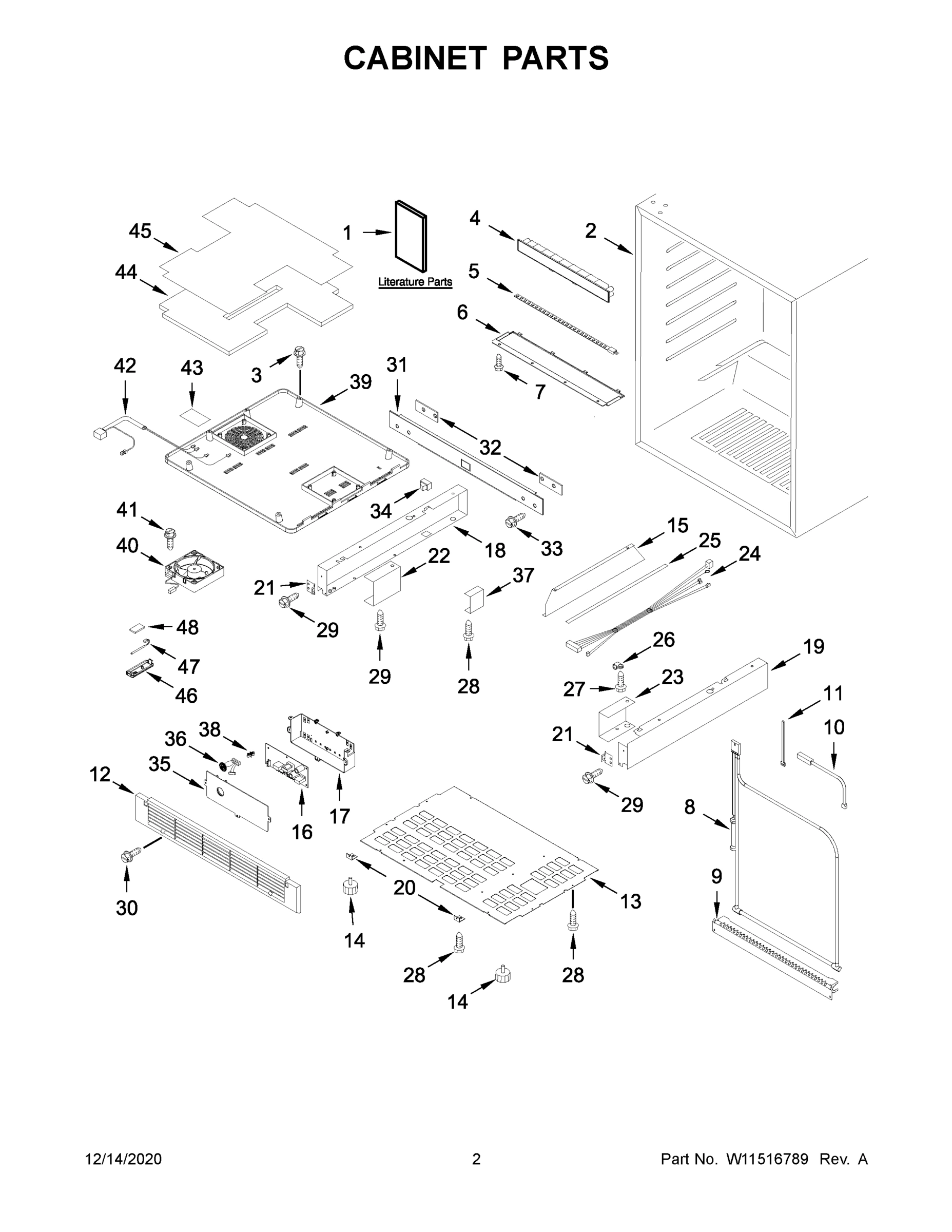 02 - CABINET PARTS