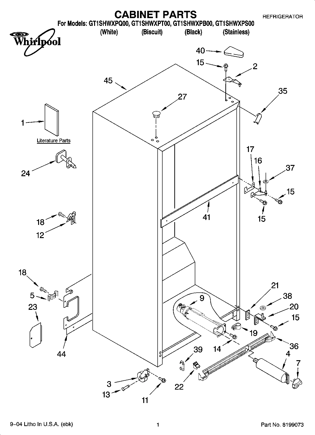01 - CABINET PARTS