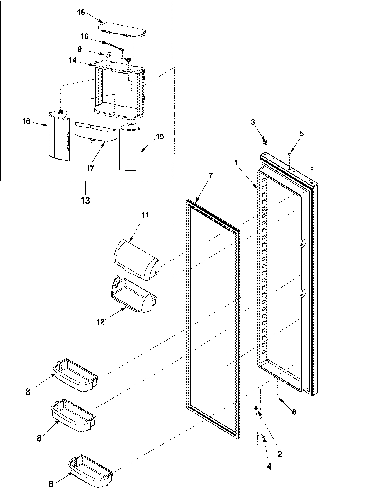 17 - REFRIGERATOR DOOR