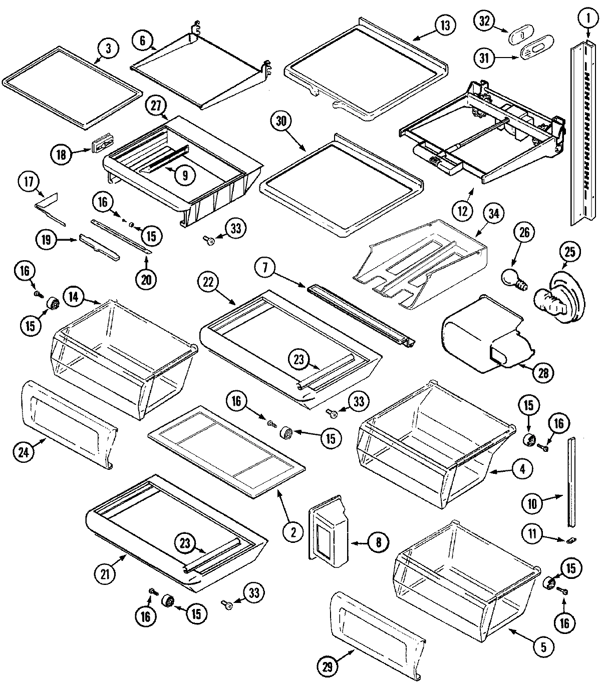11 - SHELVES & ACCESSORIES