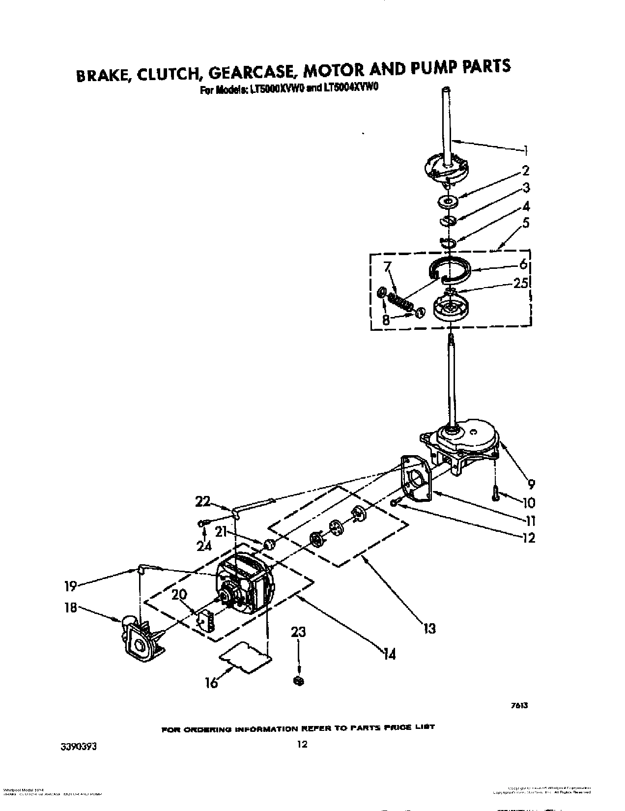 09 - BRAKE, CLUTCH, GEARCASE, MOTOR AND PUMP