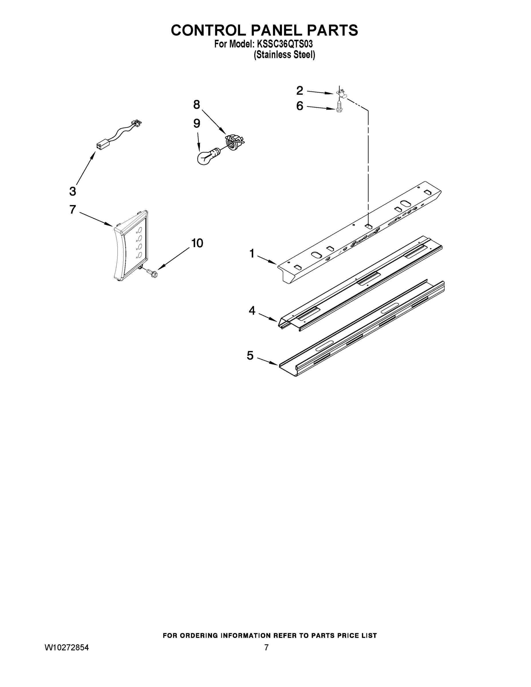05 - CONTROL PANEL PARTS
