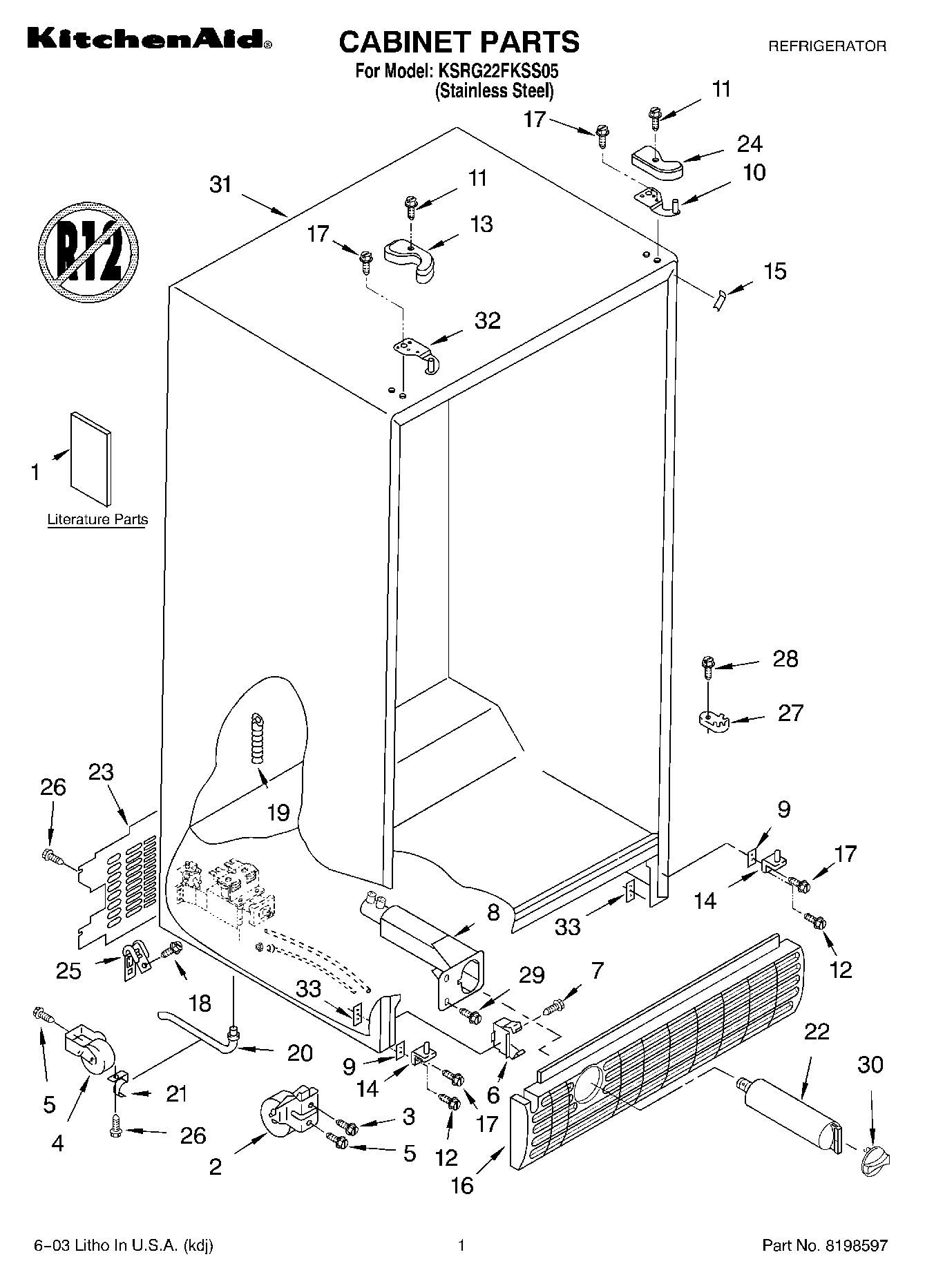 01 - CABINET PARTS