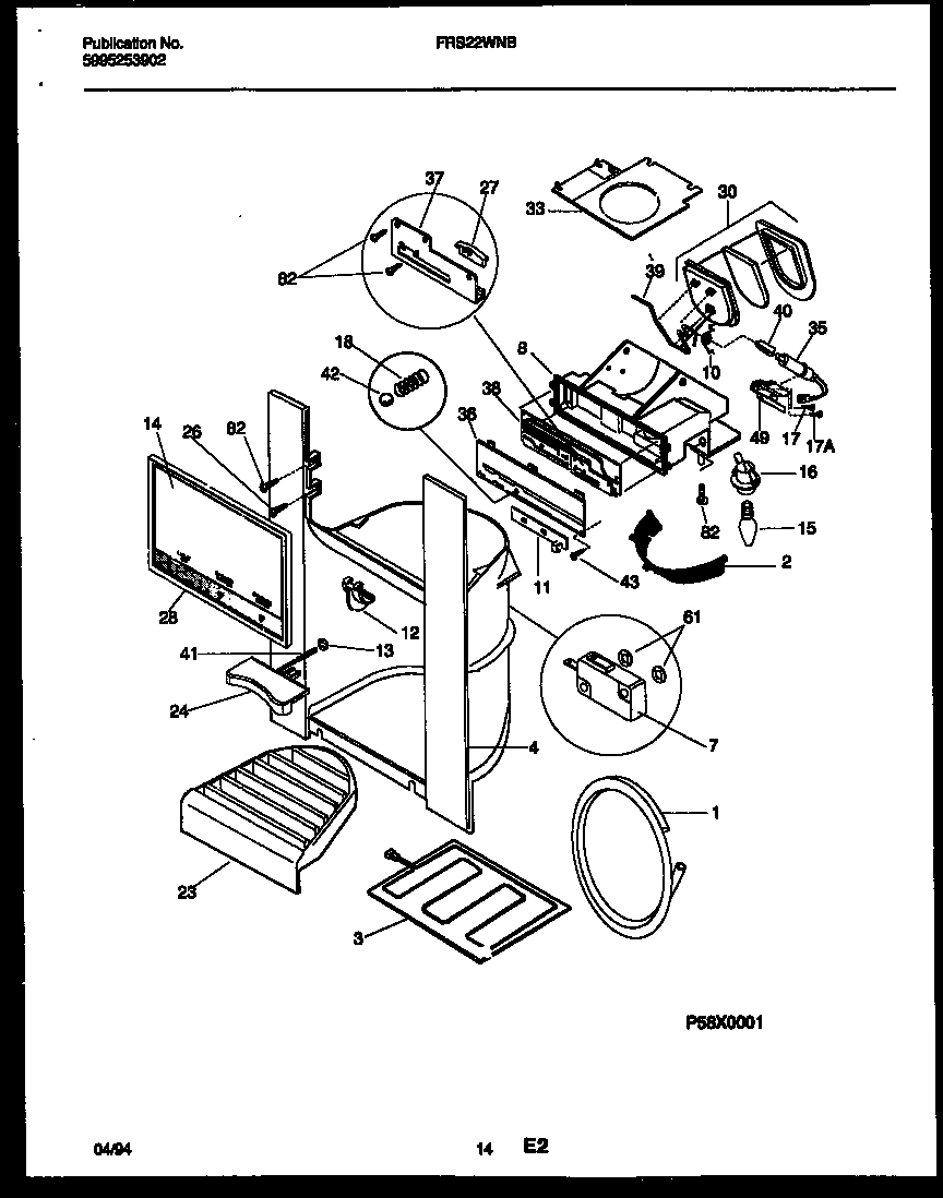 08 - ICE DOOR, DISPENSER AND WATER TANKS