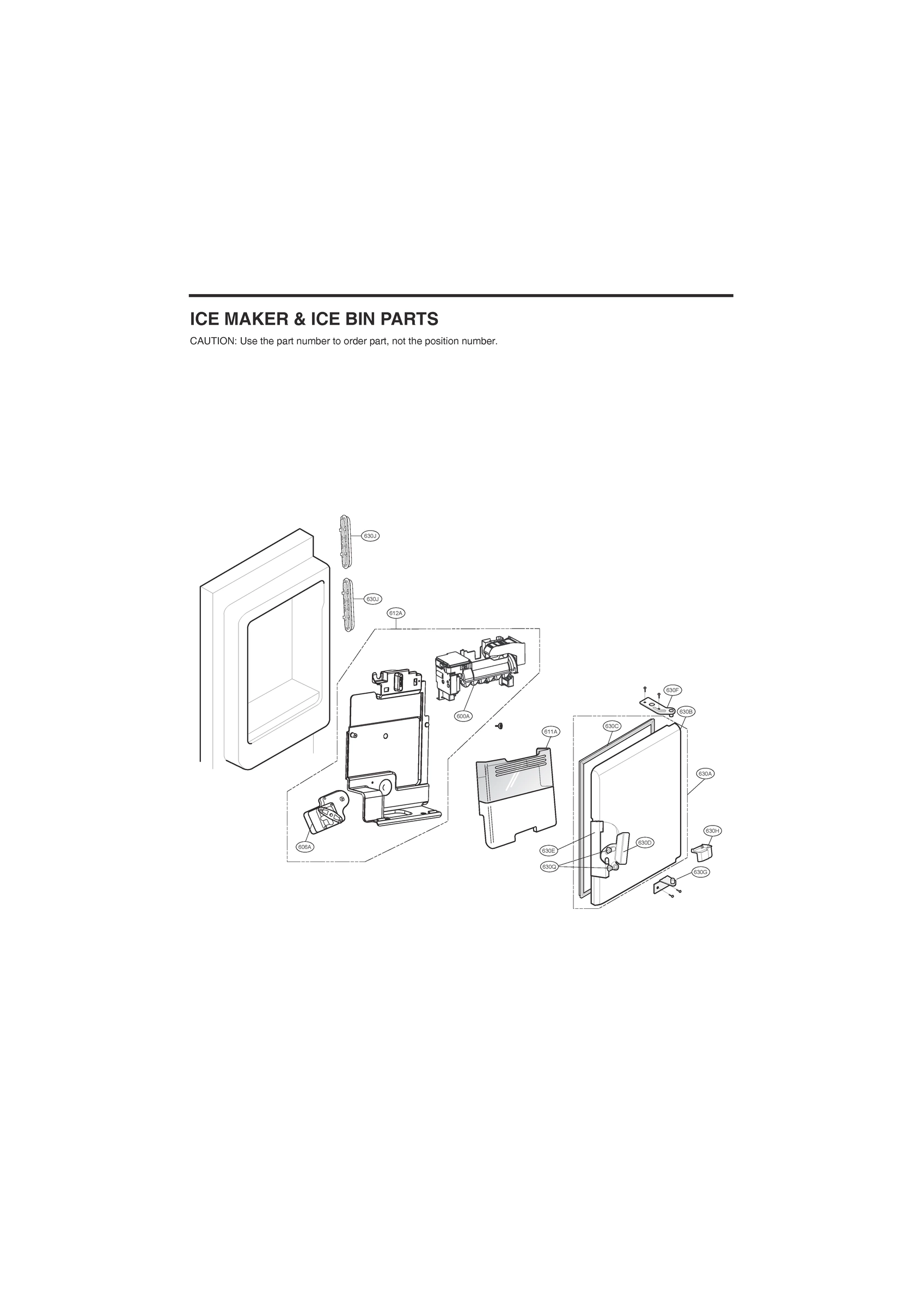 ICEMAKER & ICE BIN PARTS