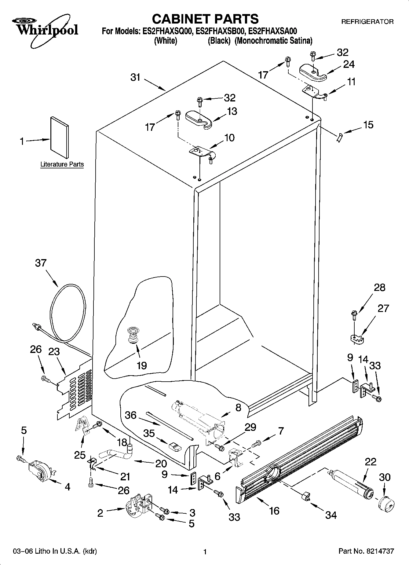 01 - CABINET PARTS