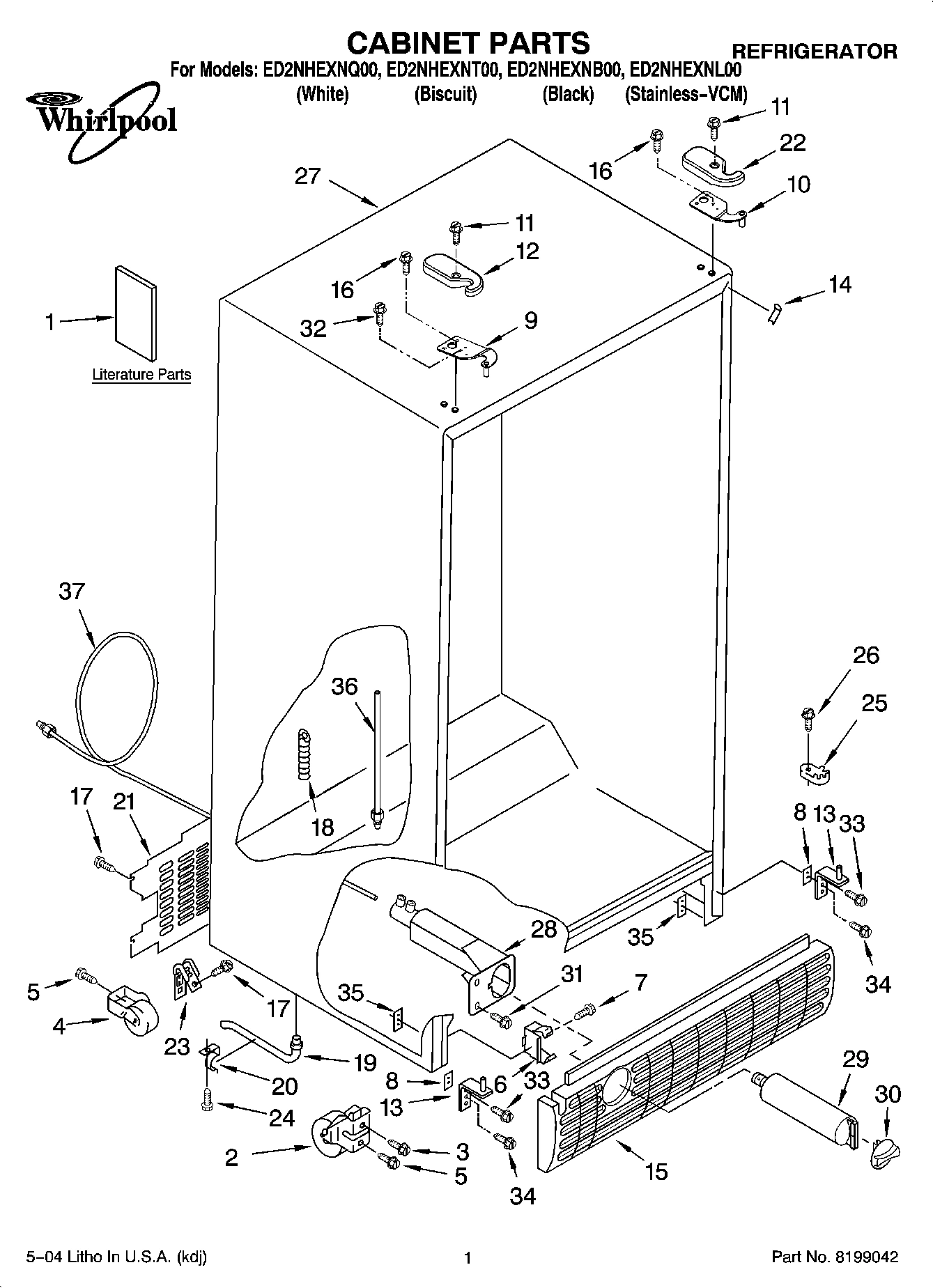 01 - CABINET PARTS