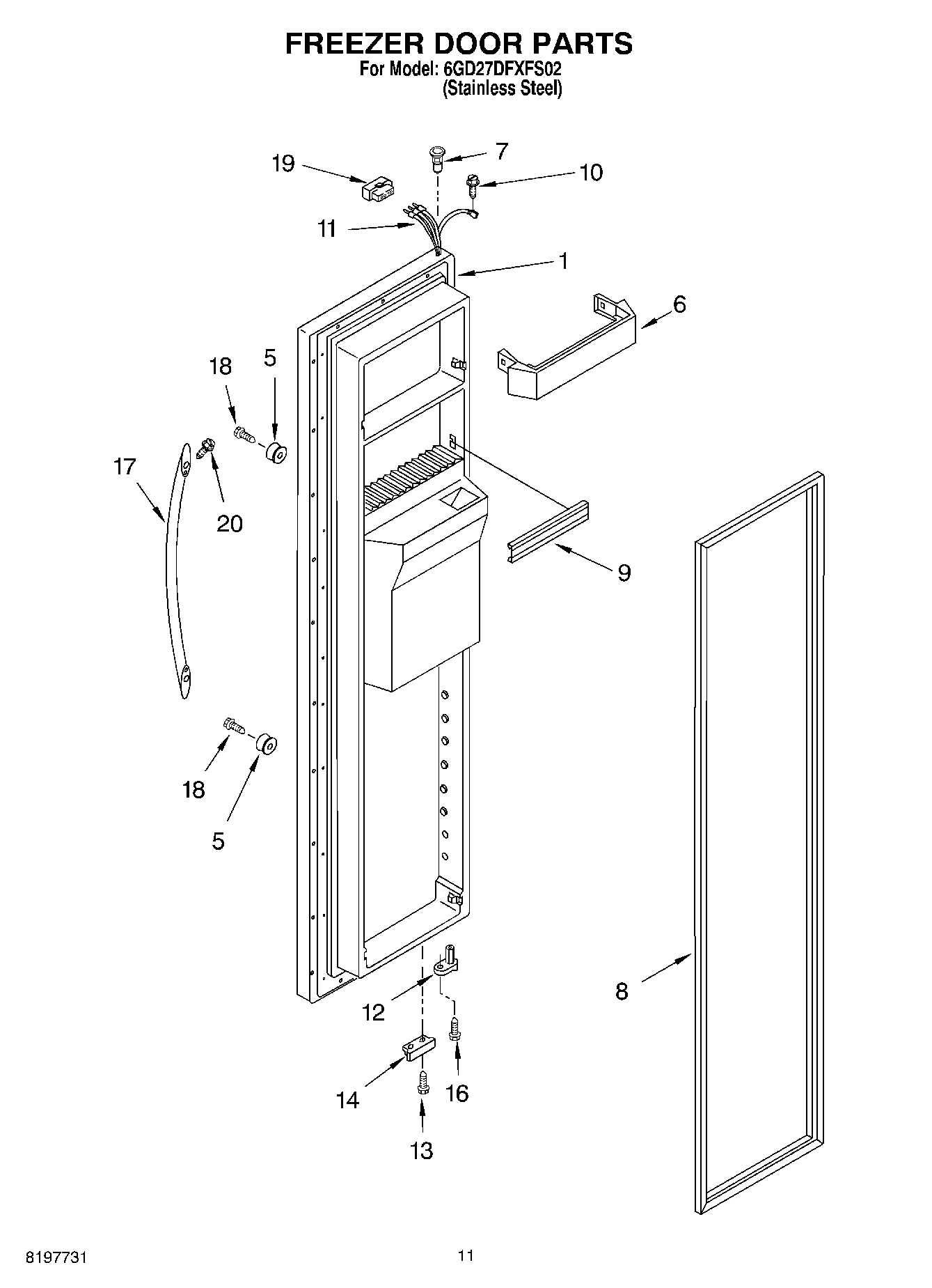 07 - FREEZER DOOR