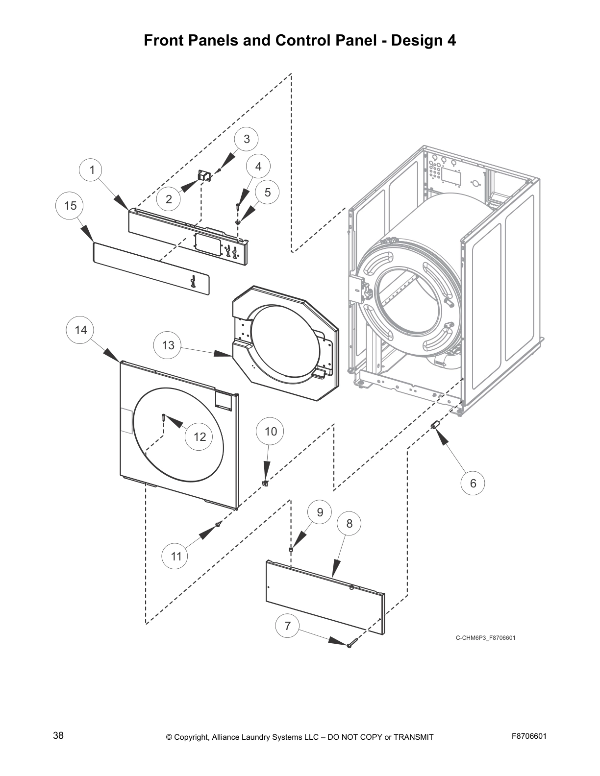 Front Panels and Control Panel - Design 4