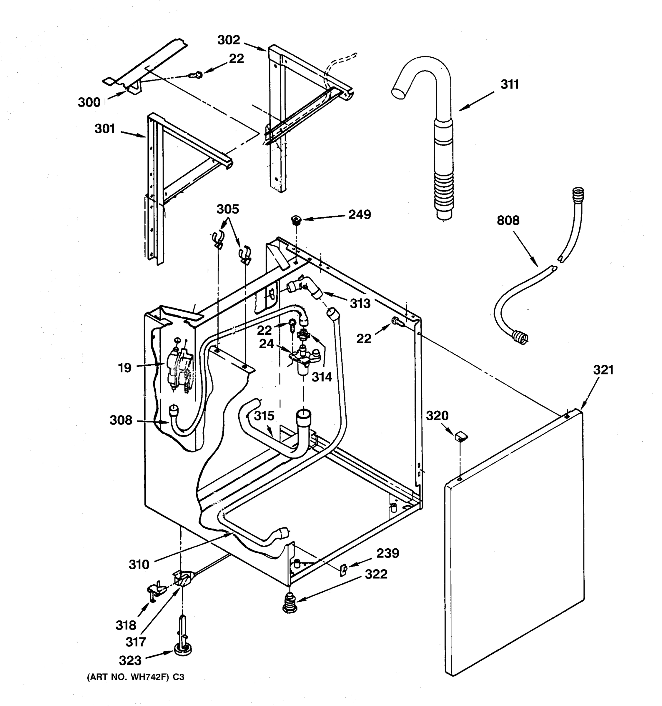 WASHER CABINET