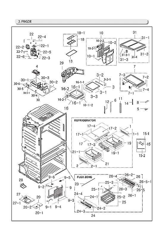 FRIDGE PARTS