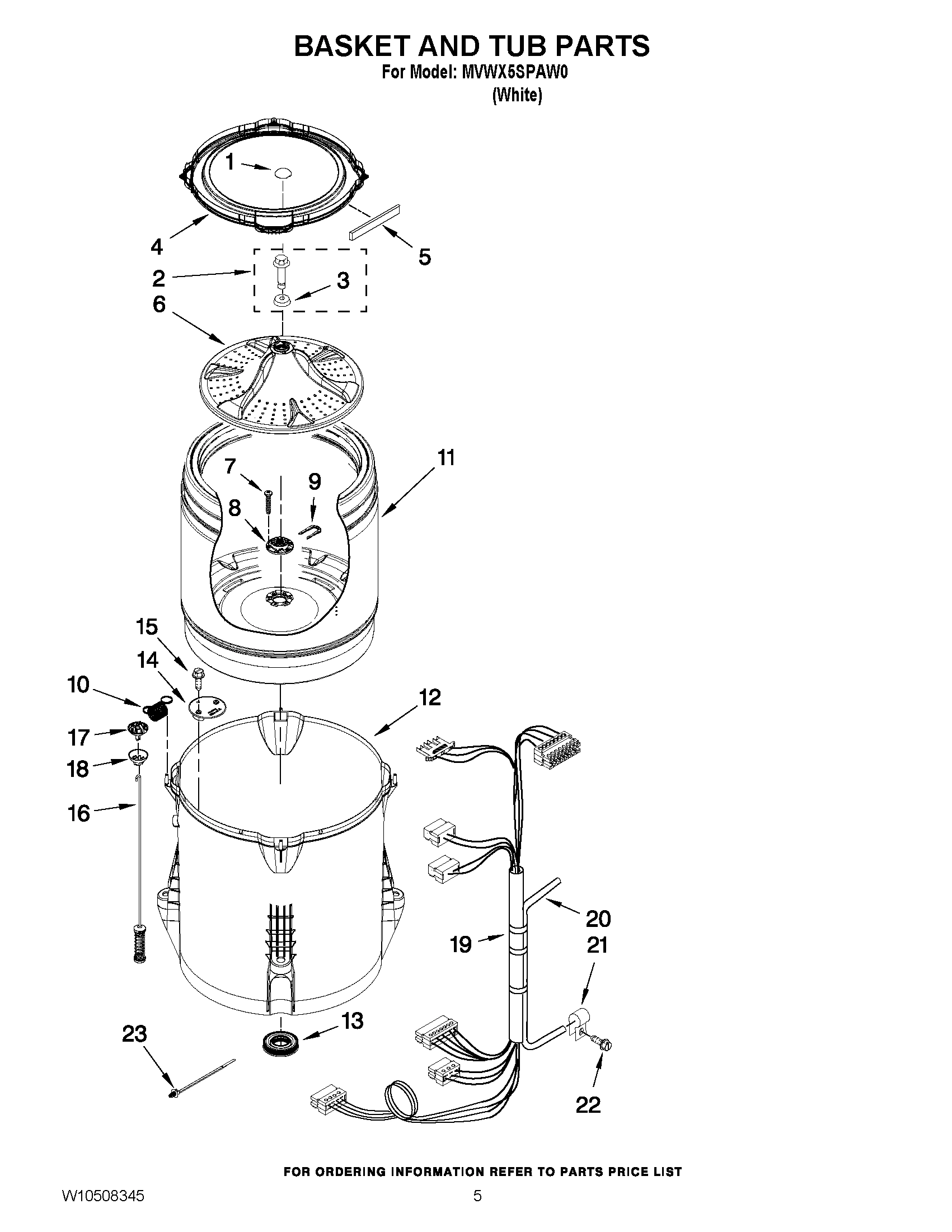 03 - BASKET AND TUB PARTS