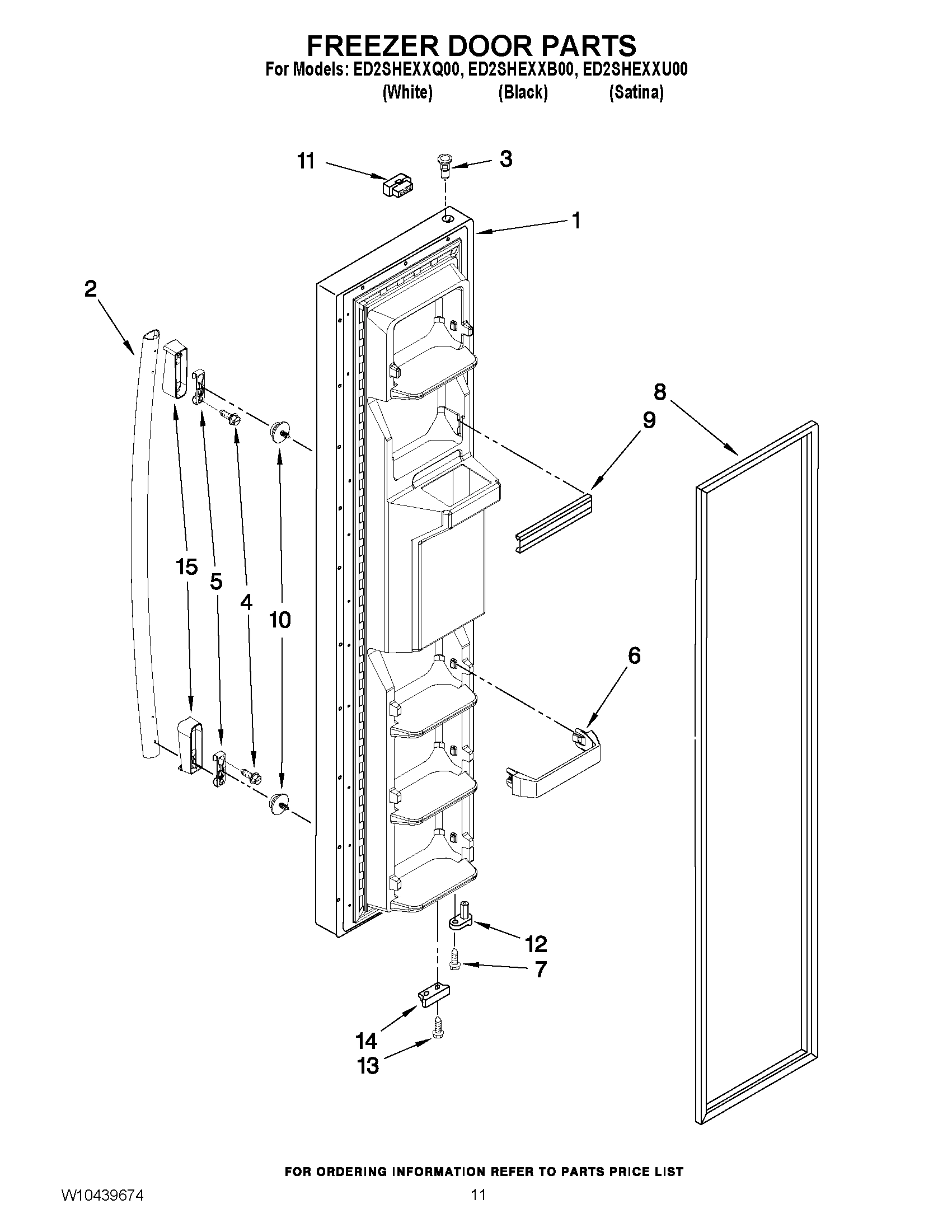 07 - FREEZER DOOR PARTS