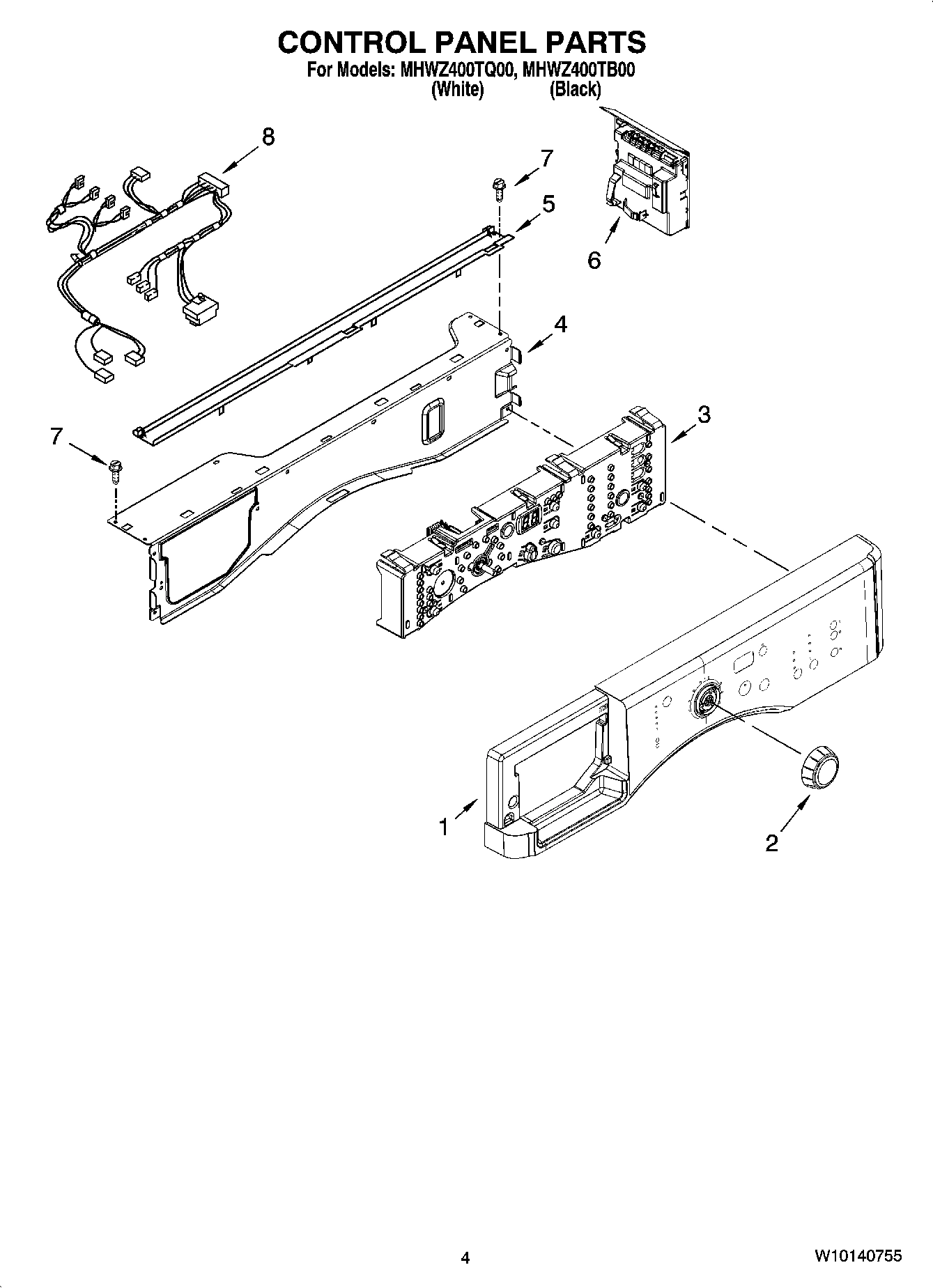 03 - CONTROL PANEL PARTS