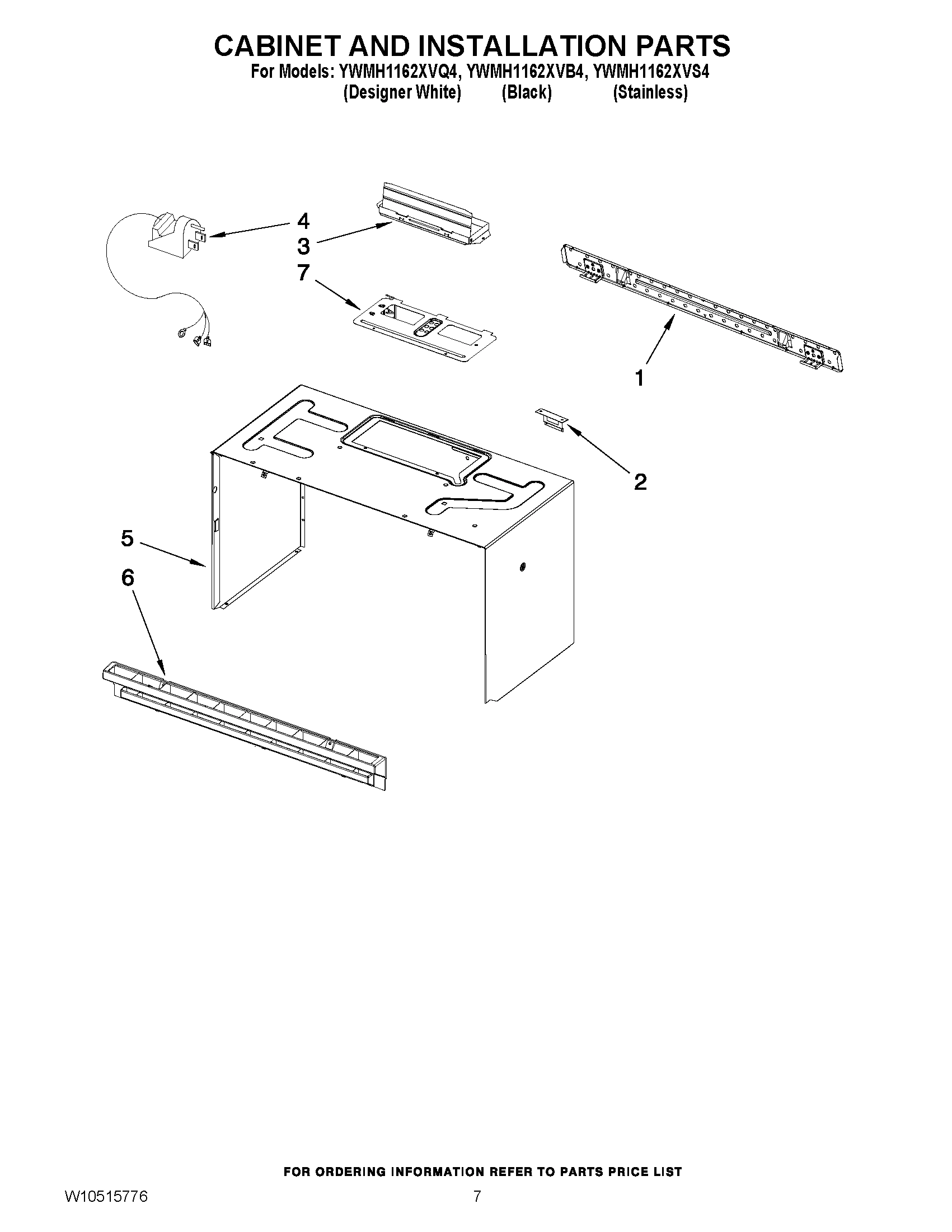 06 - CABINET AND INSTALLATION PARTS