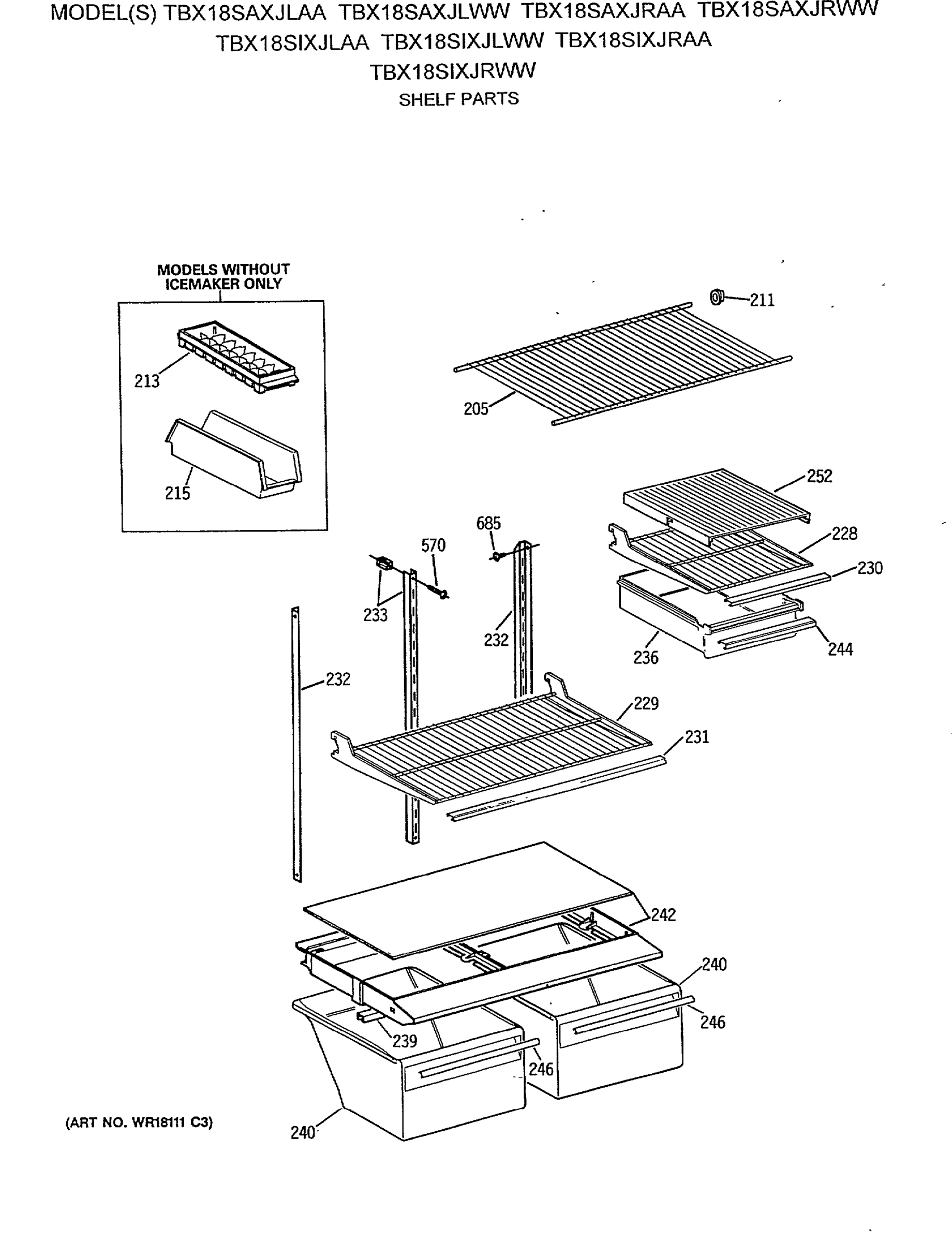 SHELF PARTS