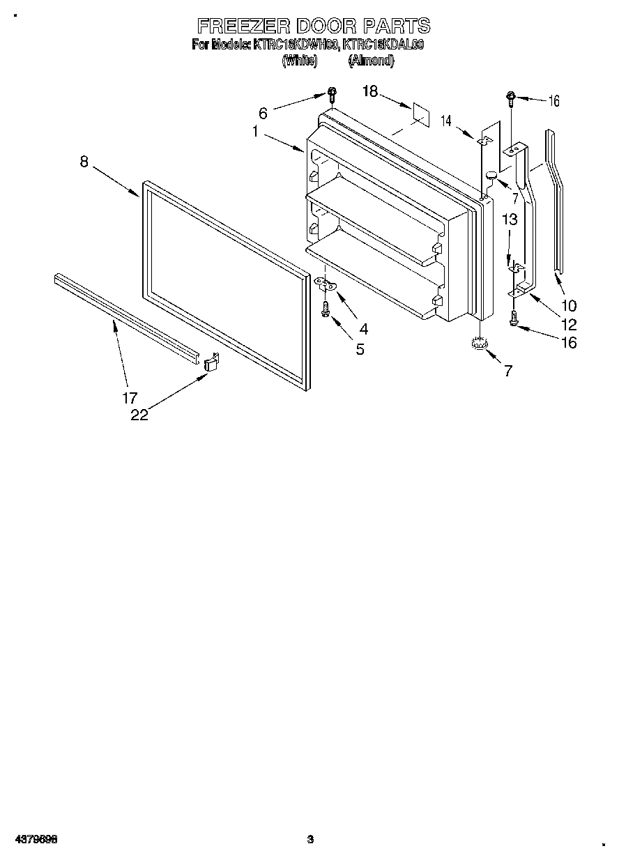 02 - FREEZER DOOR