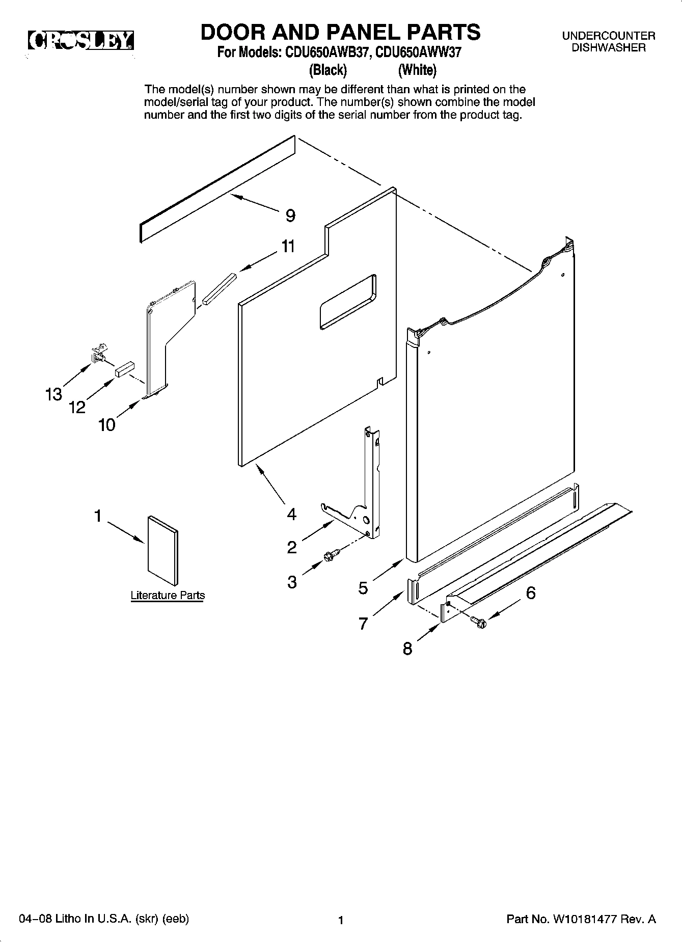 01 - DOOR AND PANEL PARTS