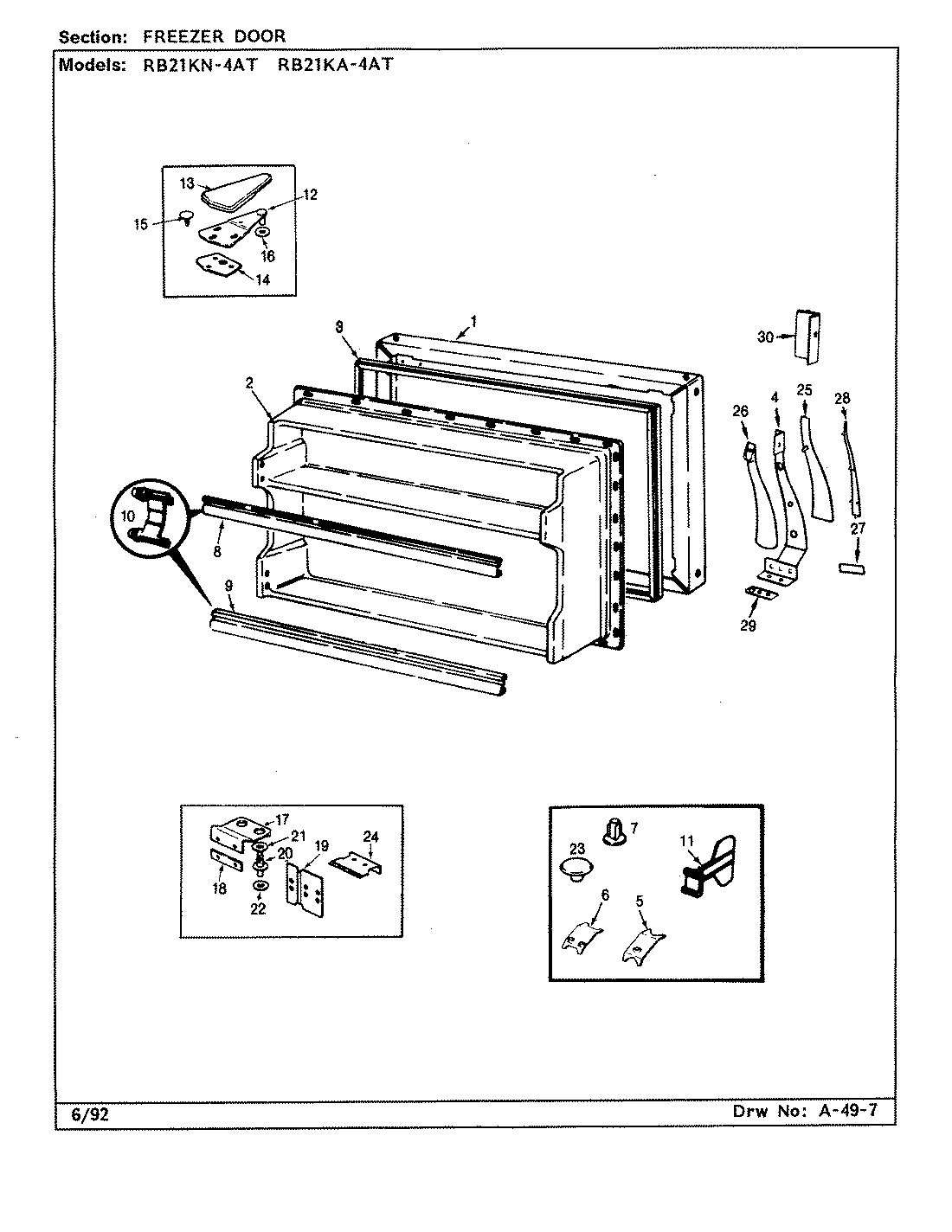 03 - FREEZER DOOR