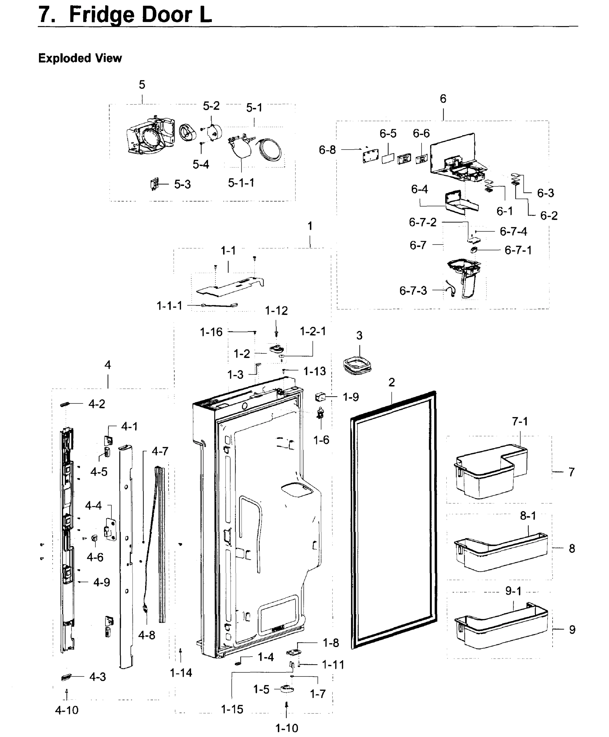 FRIDGE DOOR L