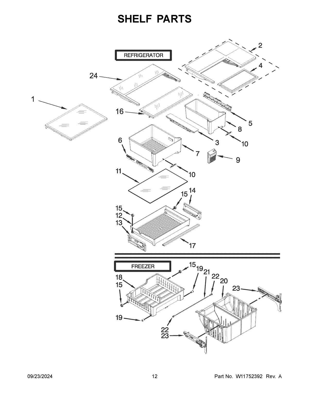 07 - SHELF PARTS