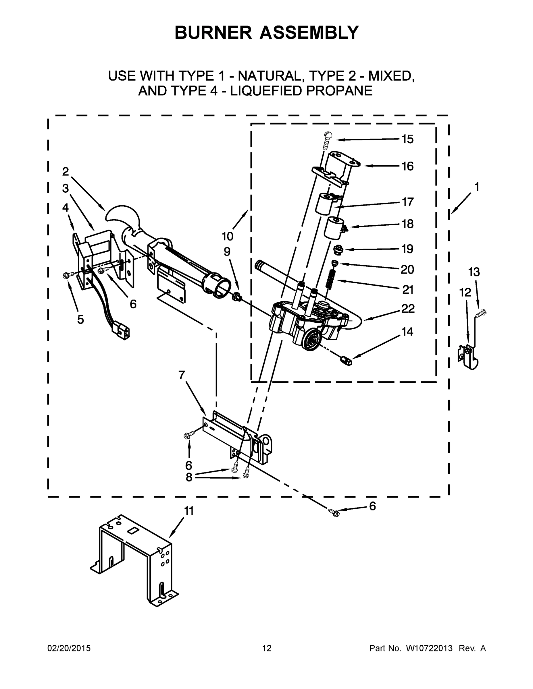 07 - BURNER ASSEMBLY