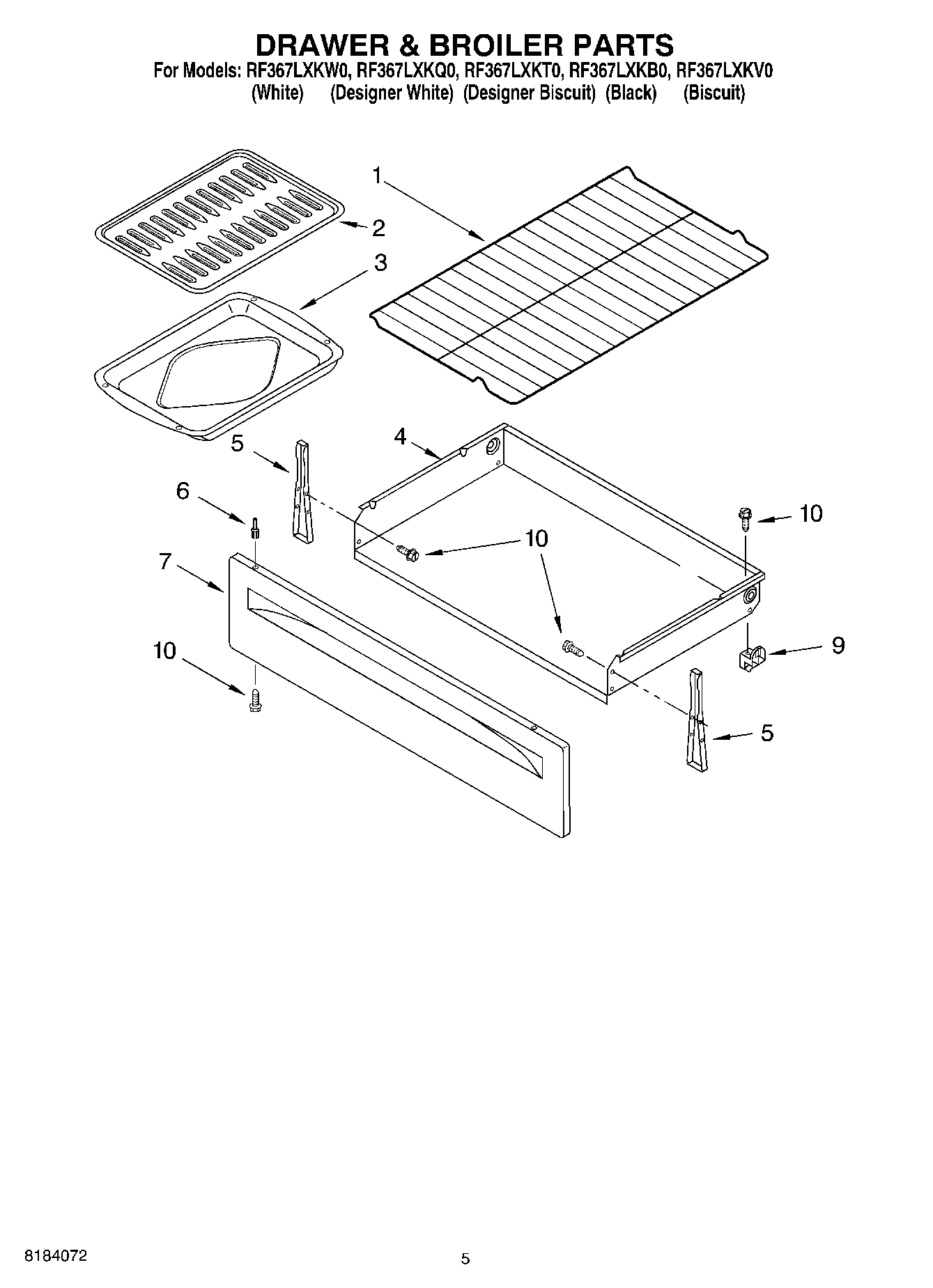 04 - DRAWER AND BROILER