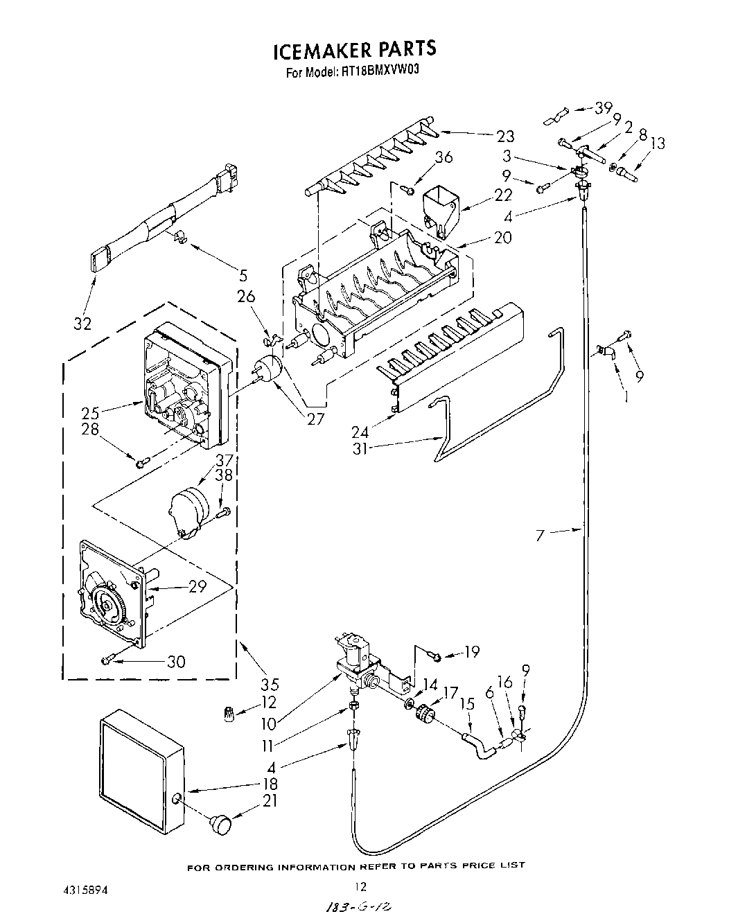 09 - ICEMAKER , NOT ILLUSTRATED