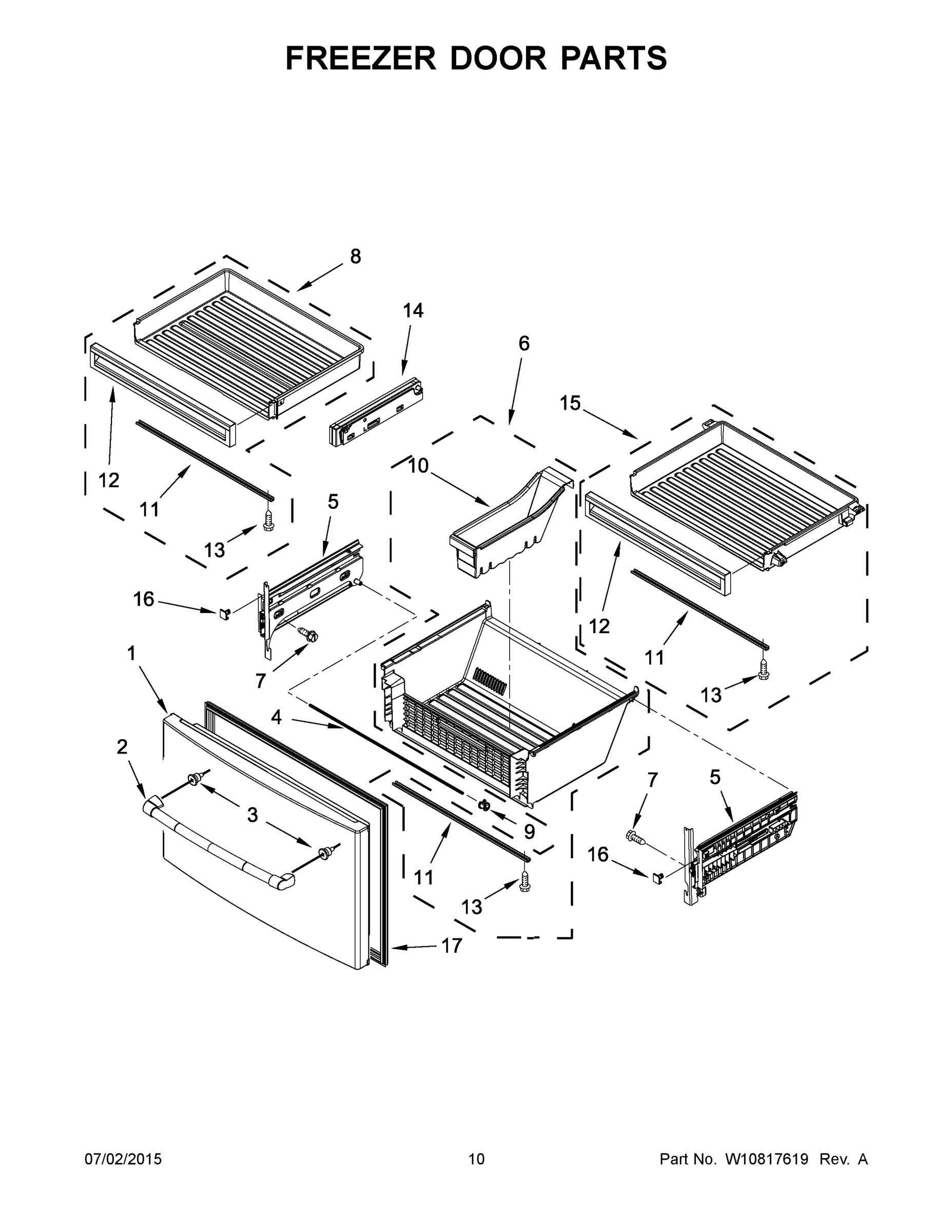 06 - FREEZER DOOR PARTS