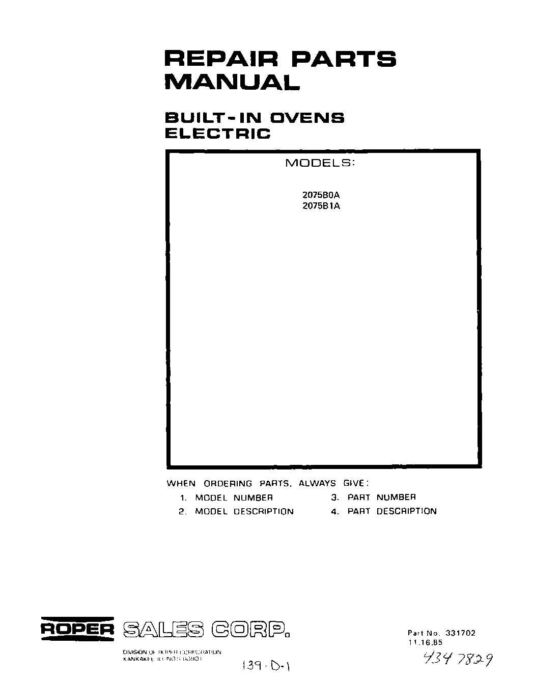 01 - CONTROL PANEL