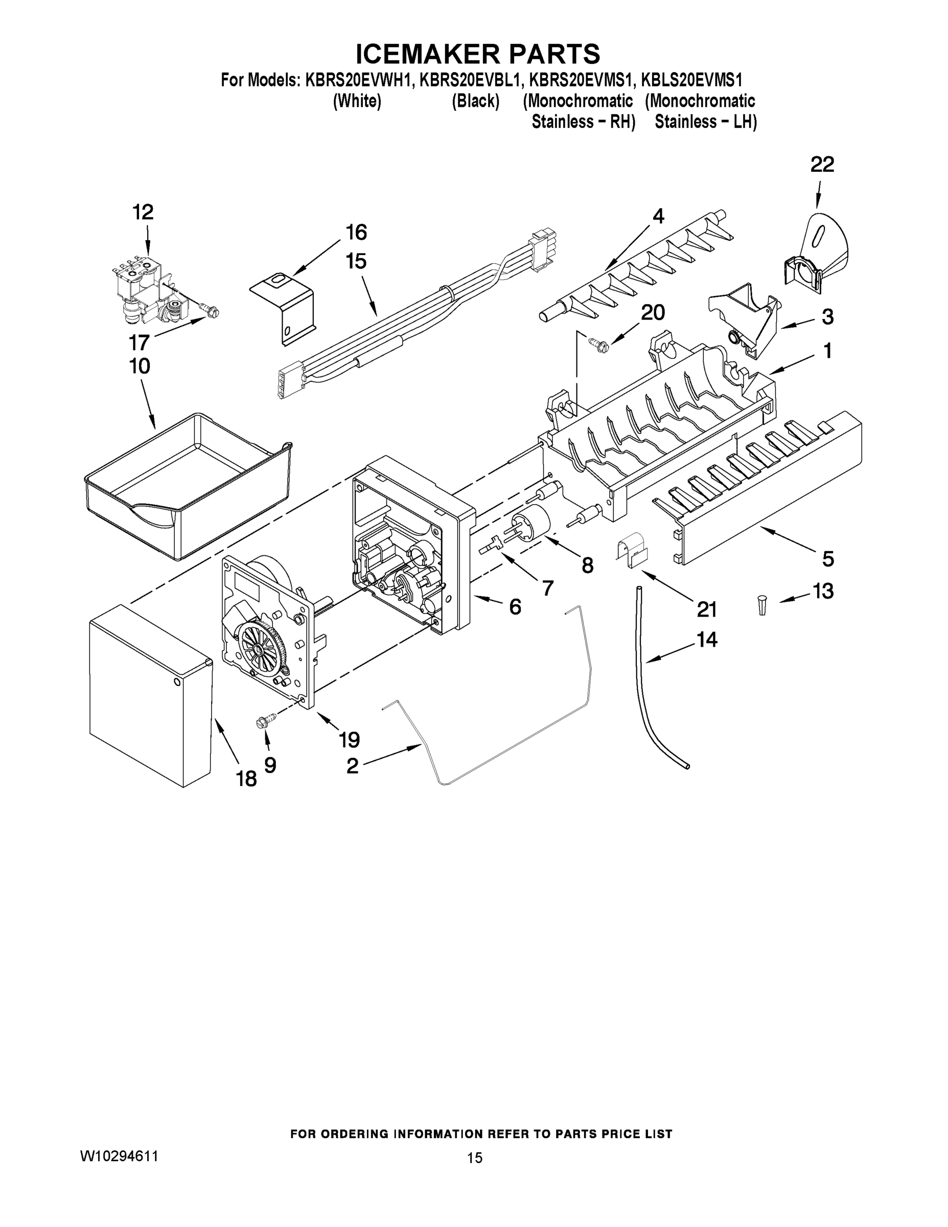 08 - ICEMAKER PARTS