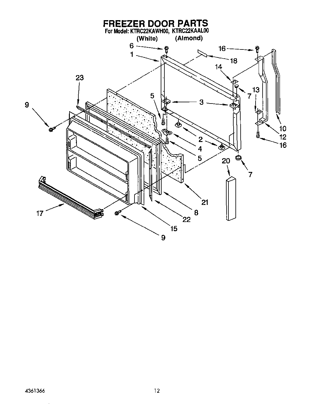 08 - FREEZER DOOR