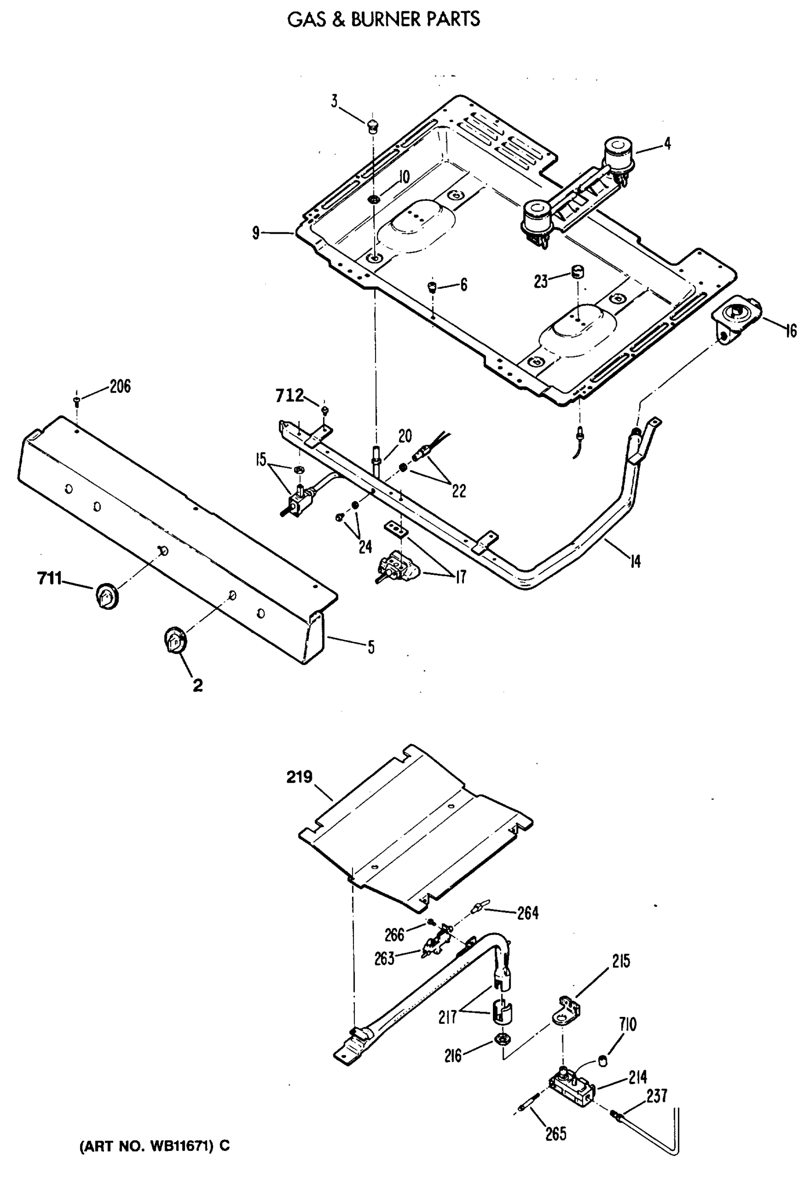 GAS & BURNER PARTS