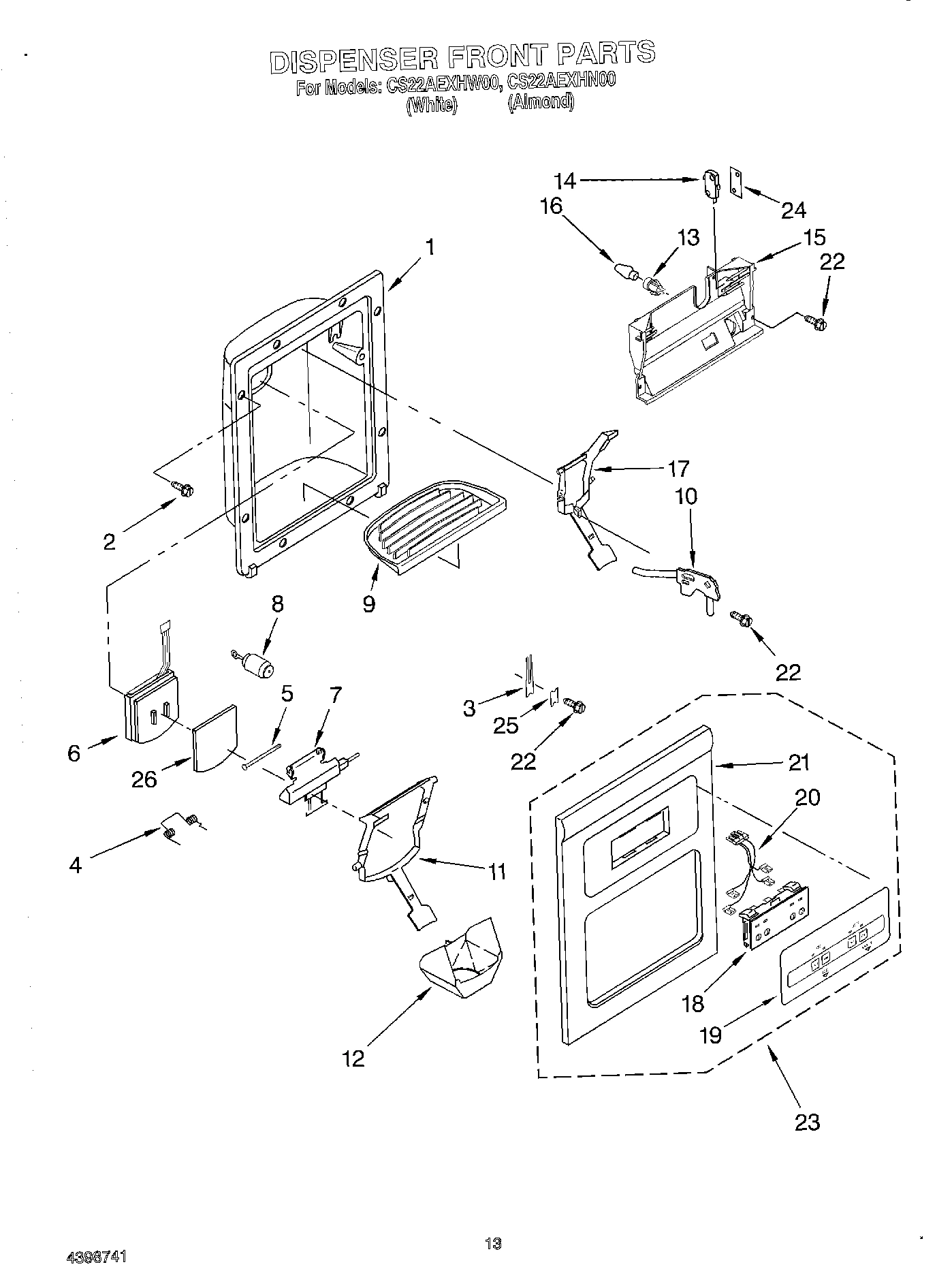 08 - DISPENSER FRONT